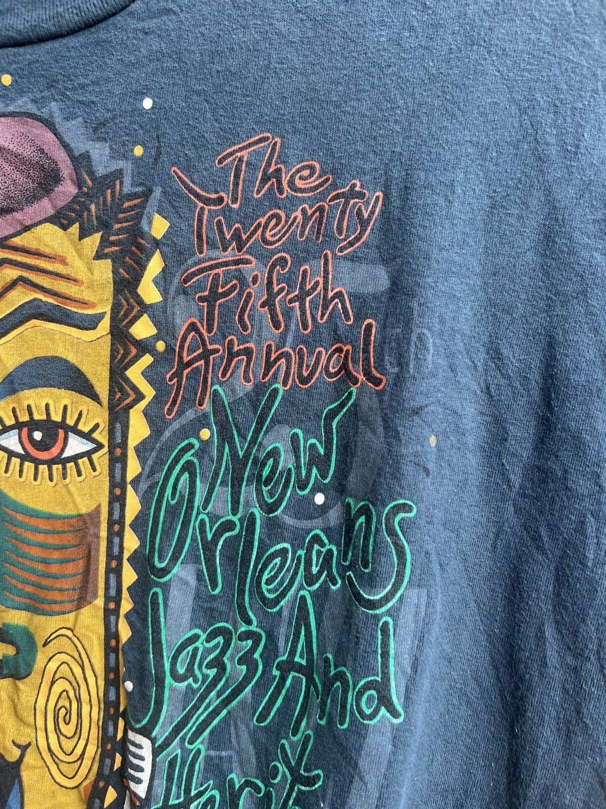 Vintage Vintage 1994 Art t shirt New Orleans Jazz & Heritage Fest Size US L / EU 52-54 / 3 - 10 Thumbnail