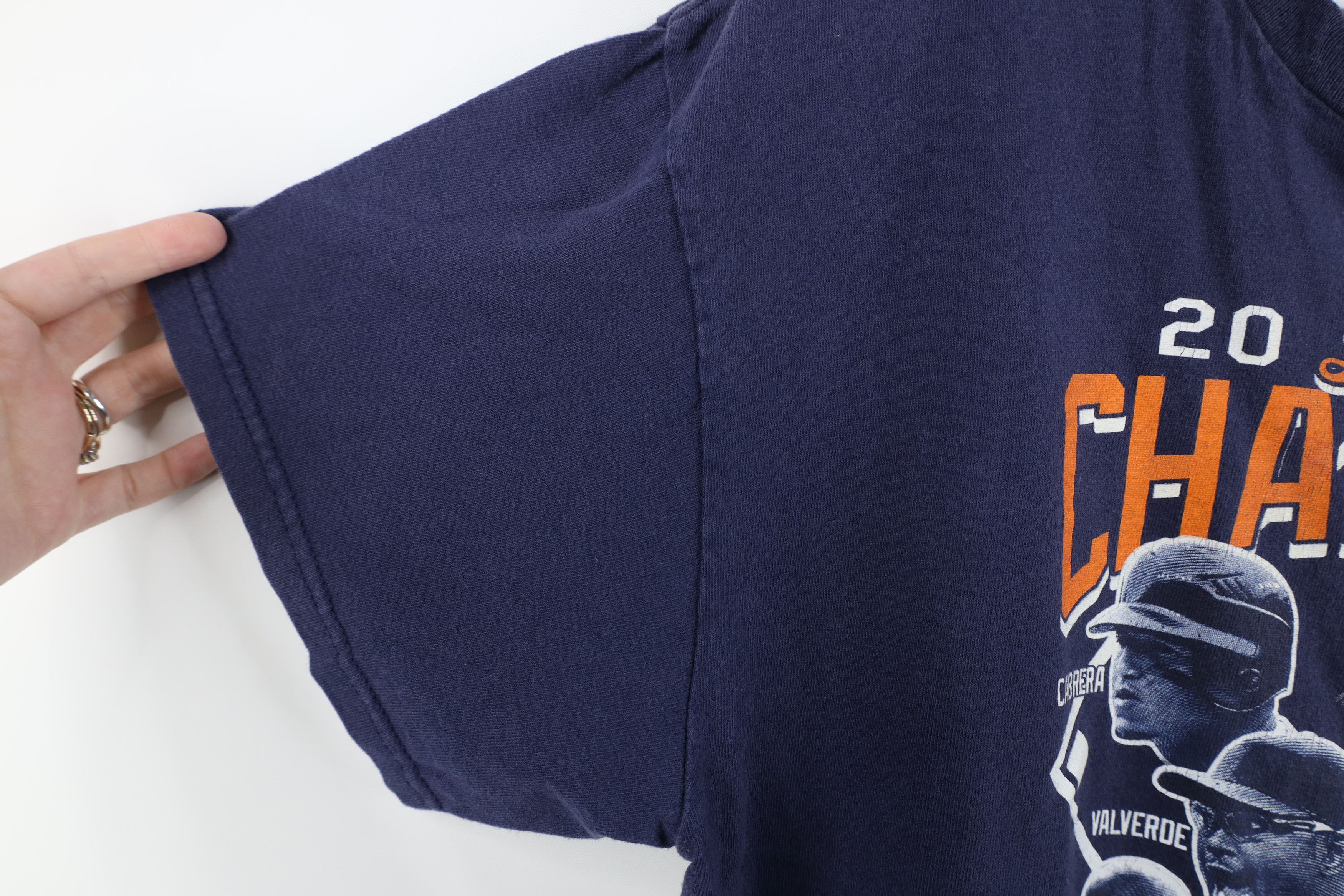Vintage Vintage Y2K AL Champs Detroit Tigers Baseball T-Shirt Blue Size US L / EU 52-54 / 3 - 6 Thumbnail