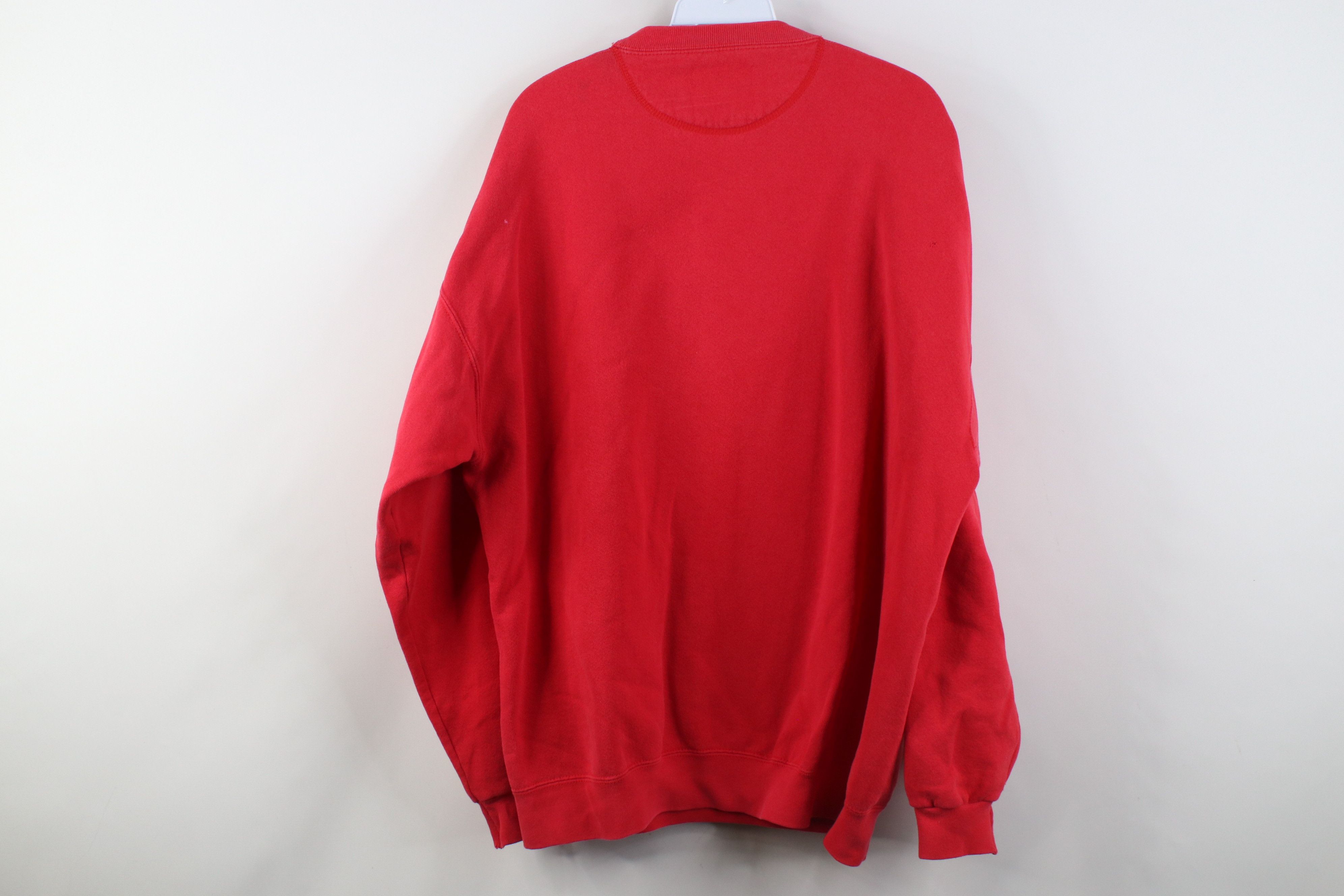 Vintage Vintage 90s Champps Michigan Crewneck Sweatshirt Red USA Size US XL / EU 56 / 4 - 13 Thumbnail