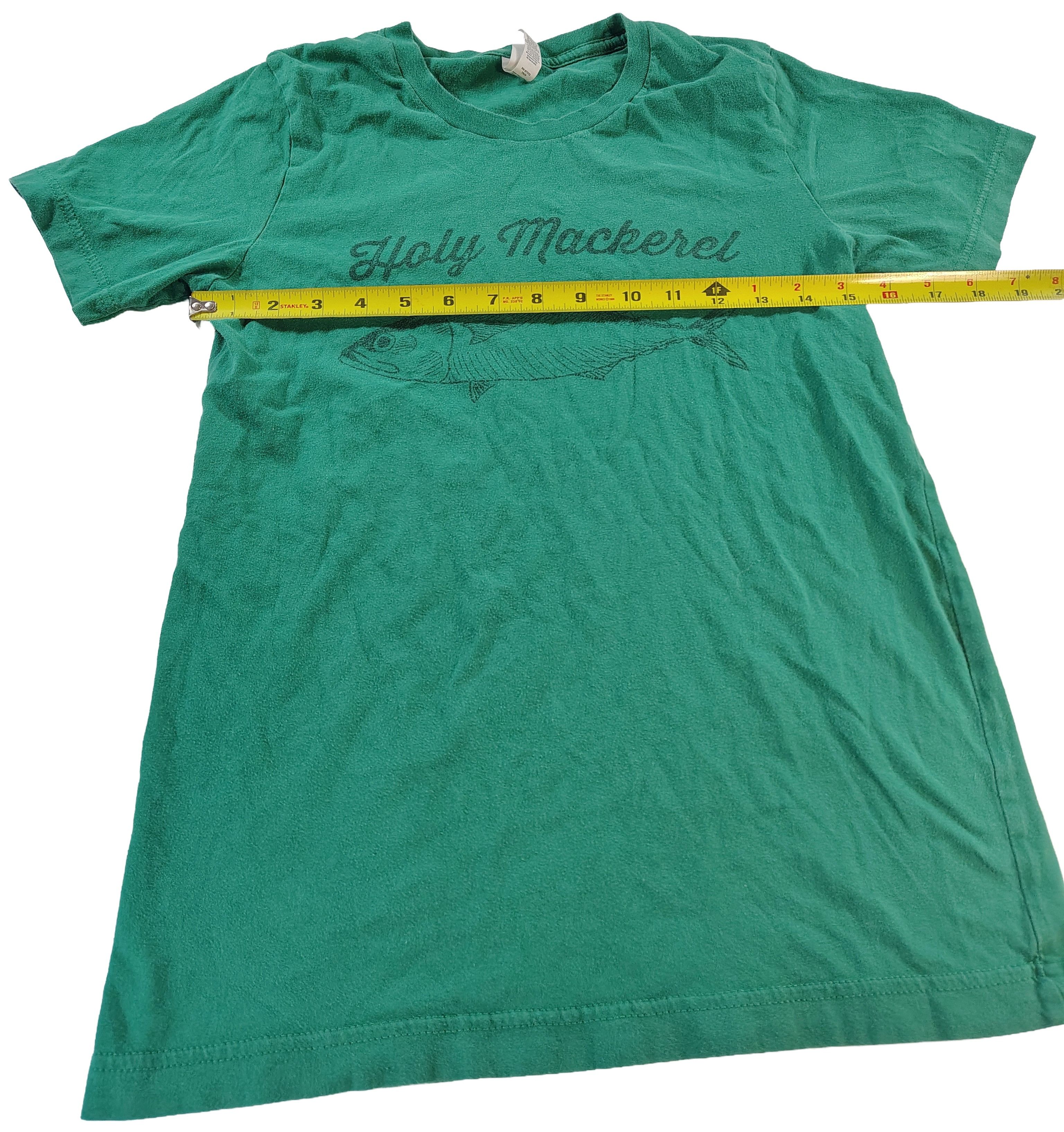 Other Men's Small "Holy Mackerel" Bella + Canvas Graphic T-Shirt Size US S / EU 44-46 / 1 - 4 Thumbnail