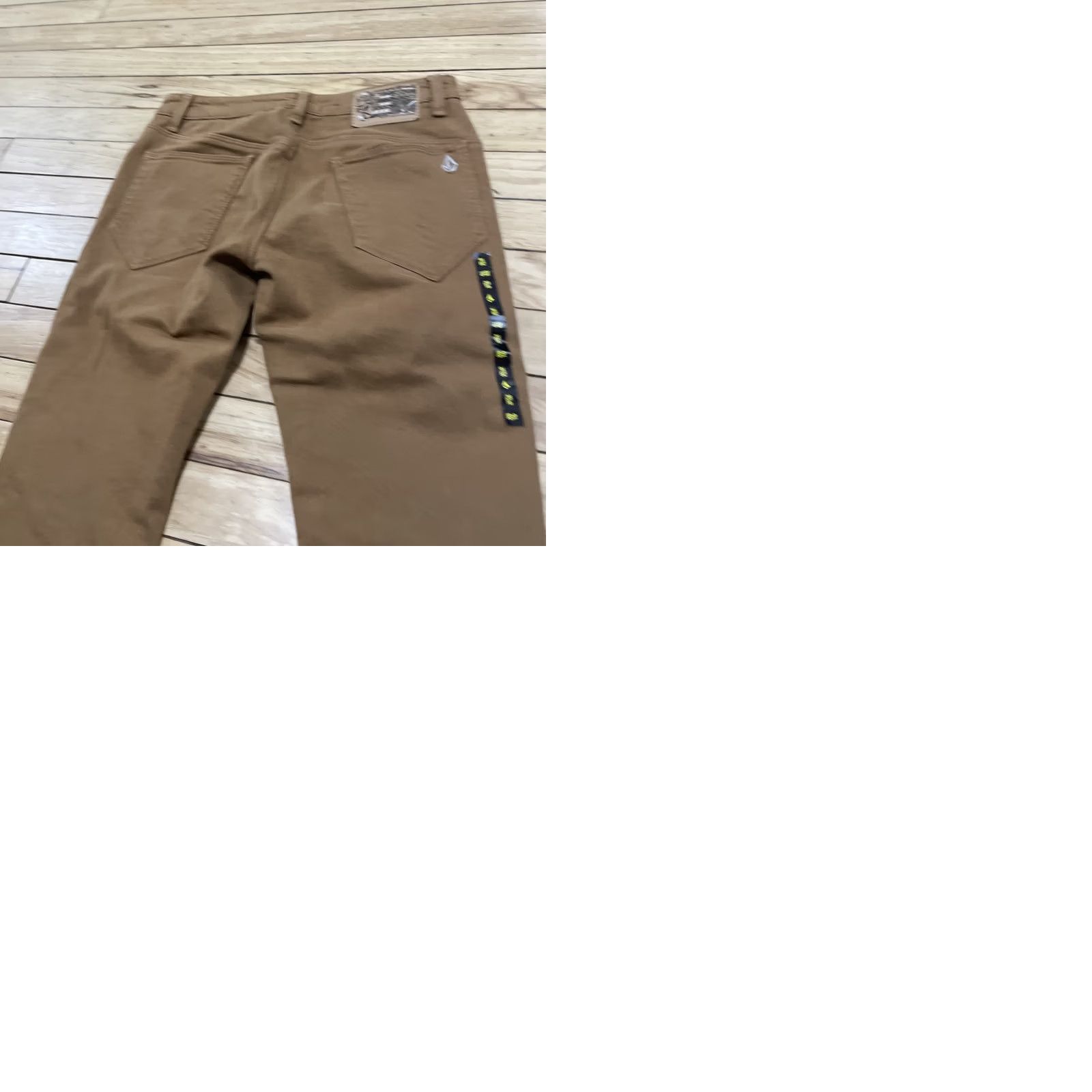 Volcom VOLCOM Jeans Riser Taper Fit Women 27 Brown Straight Beach Skater Pants New Size 27" / US 4 / IT 40 - 11 Thumbnail