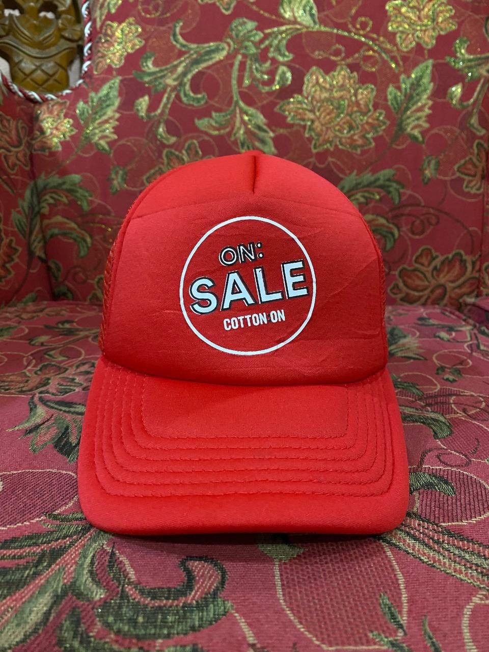 Vintage Vintage On Sale Mesh Trucker Cap Size ONE SIZE - 1 Thumbnail
