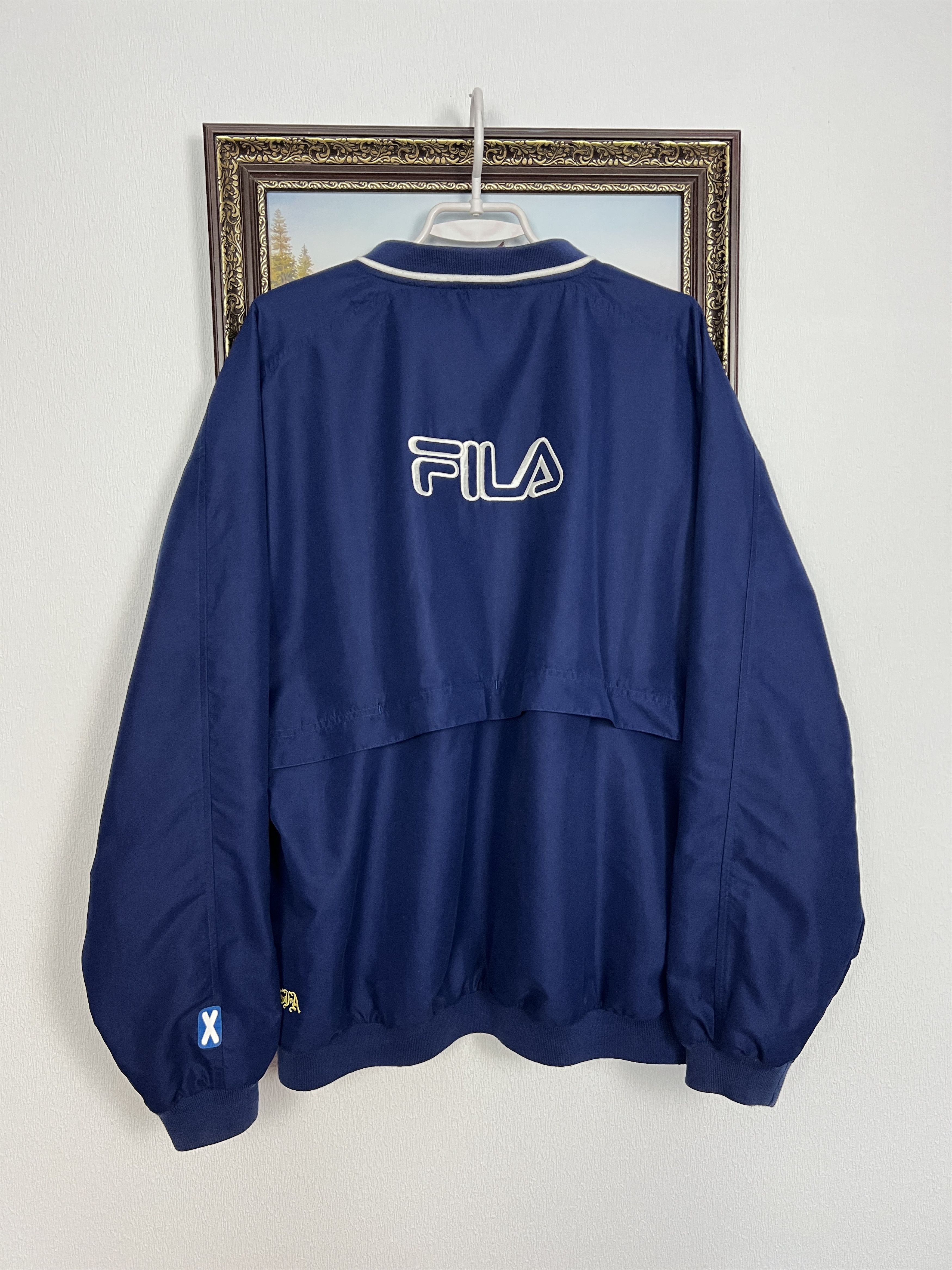 Fila Vintage 2000's Scotland Football Jacket Soccer Track Top Size US L / EU 52-54 / 3 - 10 Thumbnail
