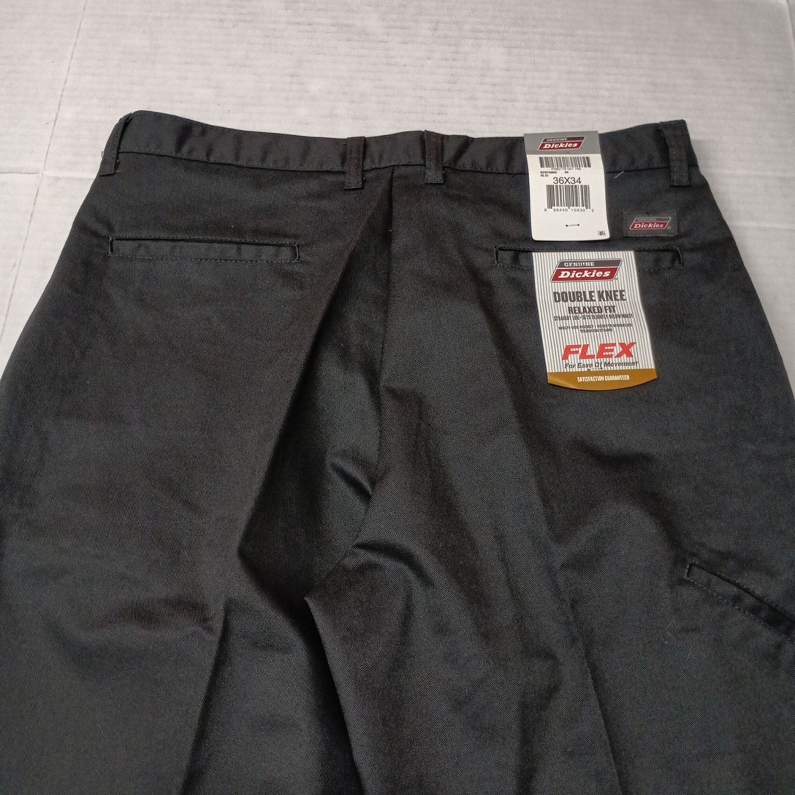 Dickies Dickies Relaxed Fit Double Knee Work Pants Men's 36x34 Black Size US 36 / EU 52 - 6 Thumbnail