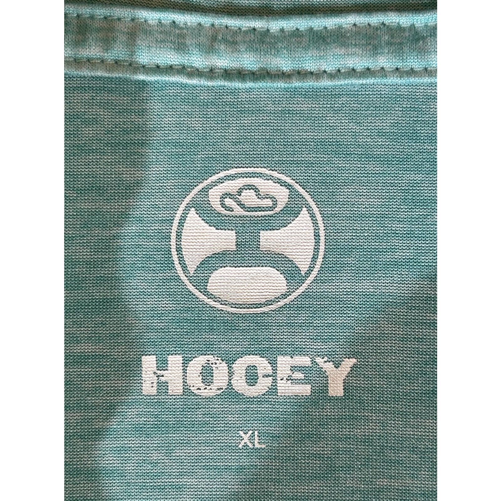 Vintage Hooey Shirt Mens XL Green Hooded Long Sleeve Performance Lightweight Pullover Crew Neck Raglan Sleeve T-Shirt Size US XL / EU 56 / 4 - 7 Thumbnail