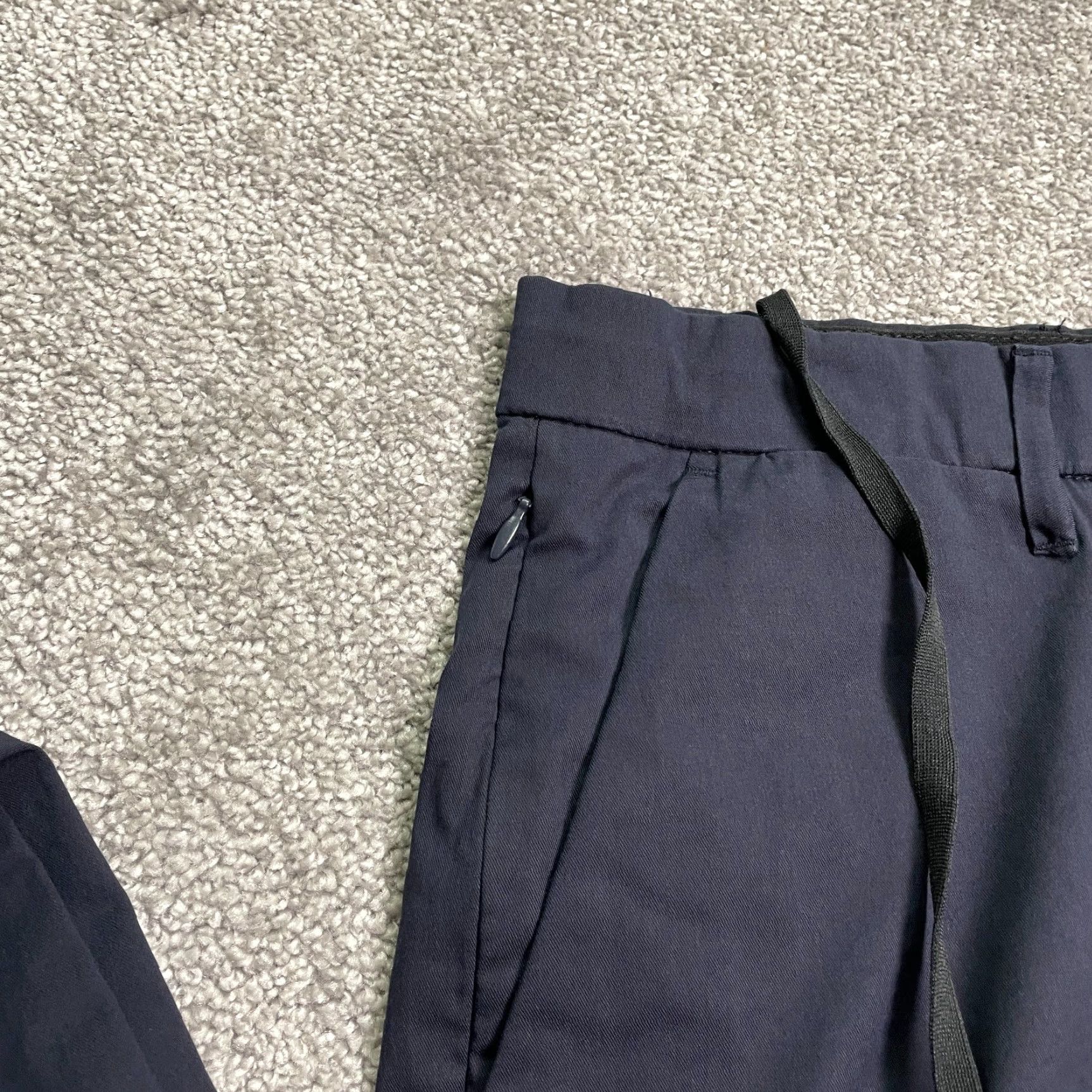 Vintage Goodfellow & Co. Chino Pants Mens 28W 28L Navy Blue Straight Slim Cotton 28x28 Size US 28 / EU 44 - 4 Thumbnail