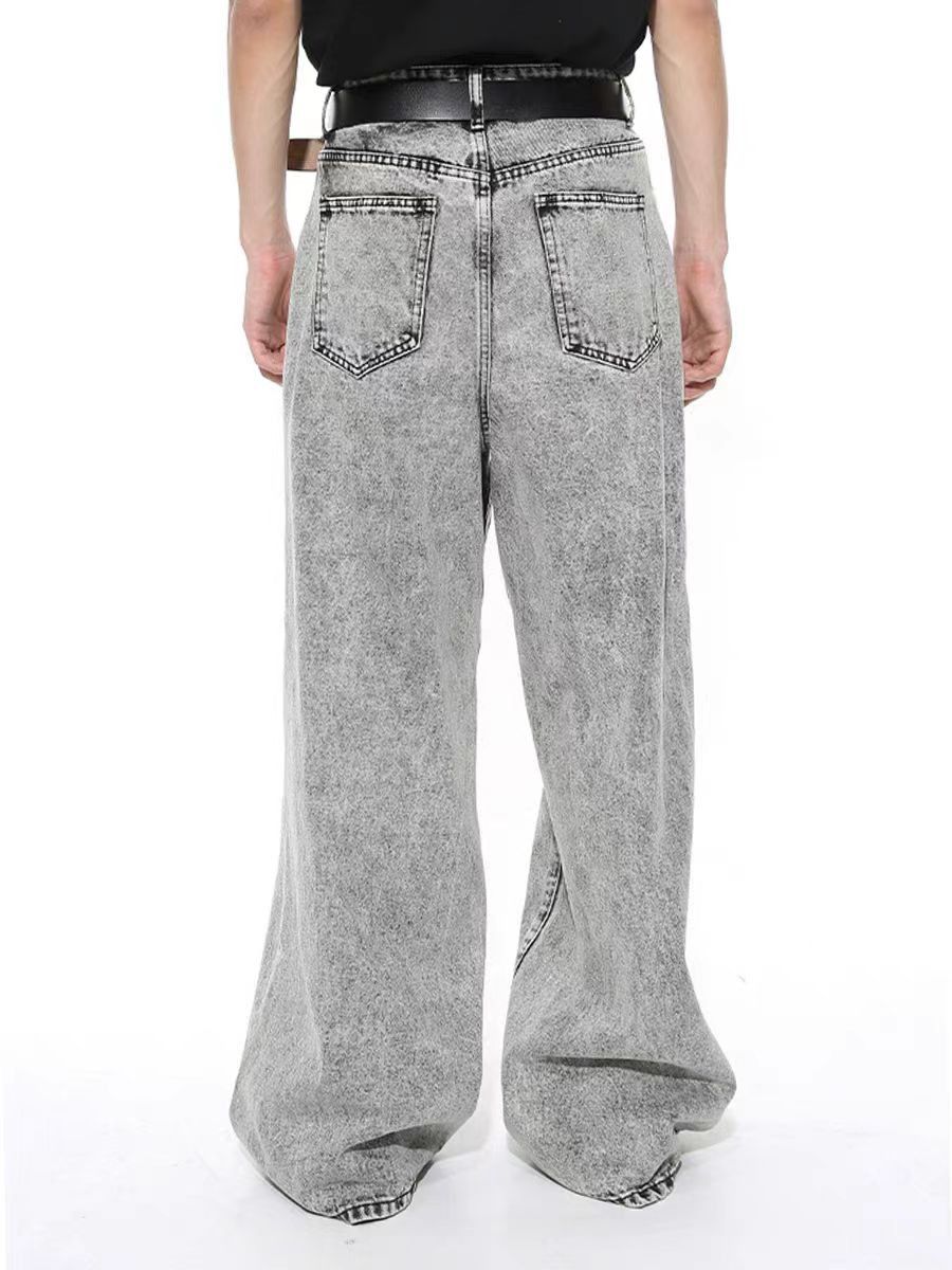 Japanese Brand × Jean Vintage wash baggy micro flare jeans Size US 34 / EU 50 - 5 Thumbnail