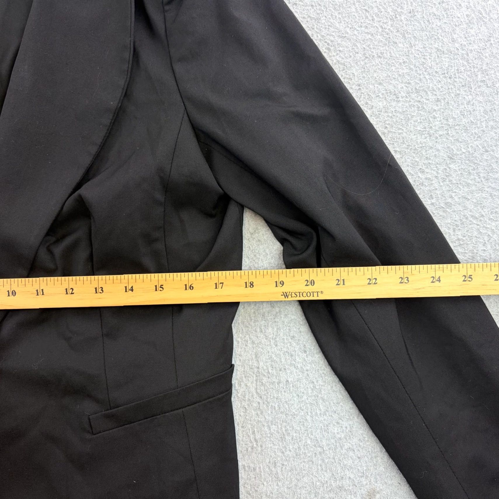 Vintage Lafayette 148 New York Blazer Jacket Womens 10 Black Shawl Collar One-Button Size L / US 10 / IT 46 - 2 Thumbnail
