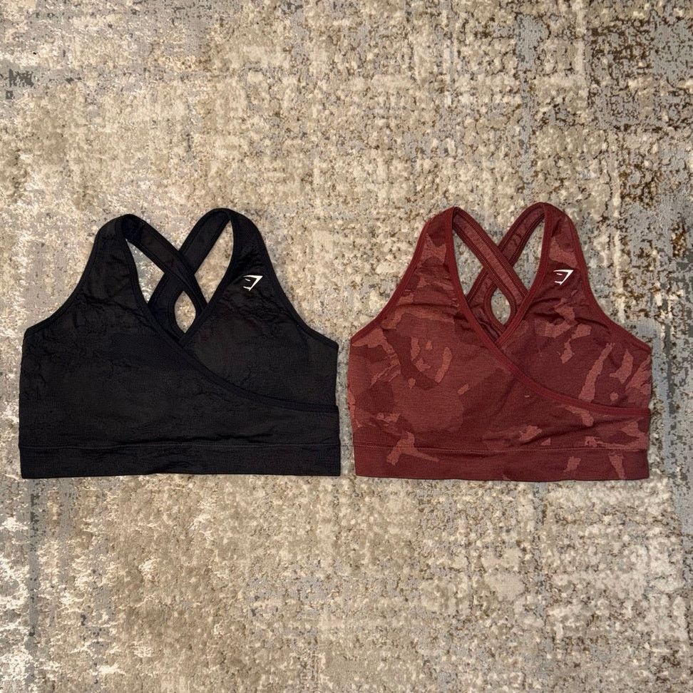 Gymshark Gymshark Adapt Camo Cross Back Sports Bras Size Women’s XL Size ONE SIZE - 1 Thumbnail