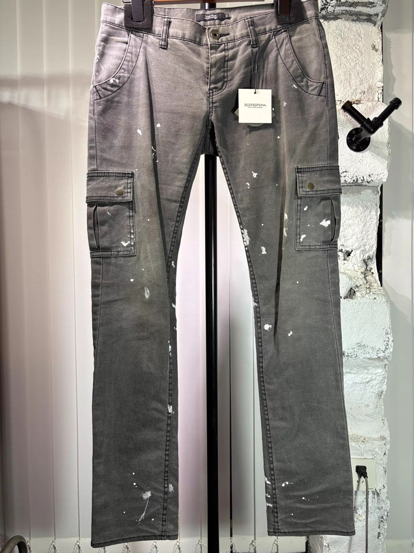 Undercover Undercover x HystericGlamour Splatter Pocket Skinny Jeans Size US 34 / EU 50 - 1 Thumbnail