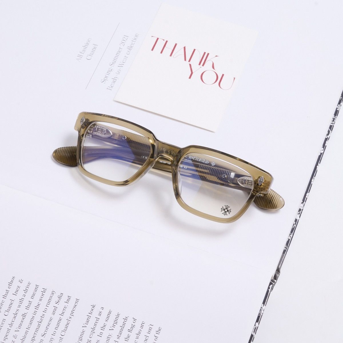 Chrome Hearts CHROME HEARTS PEN 15 ARMY GLASSES Size ONE SIZE - 6 Thumbnail