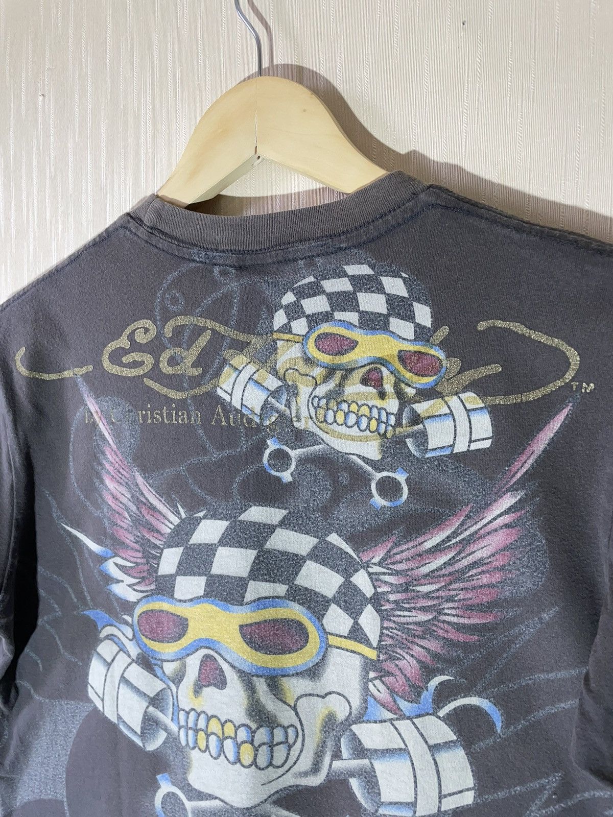 Ed Hardy × Vintage Ed hardy vintage streetwear T shirt Size US S / EU 44-46 / 1 - 10 Thumbnail
