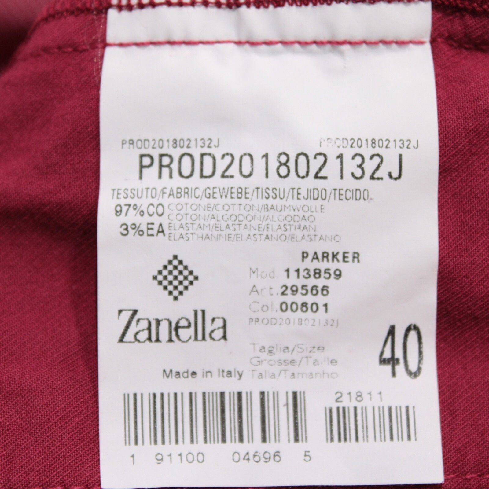 Zanella Zanella New with tags Chino Size 42 US In Red Size US 42 / EU 58 - 5 Thumbnail