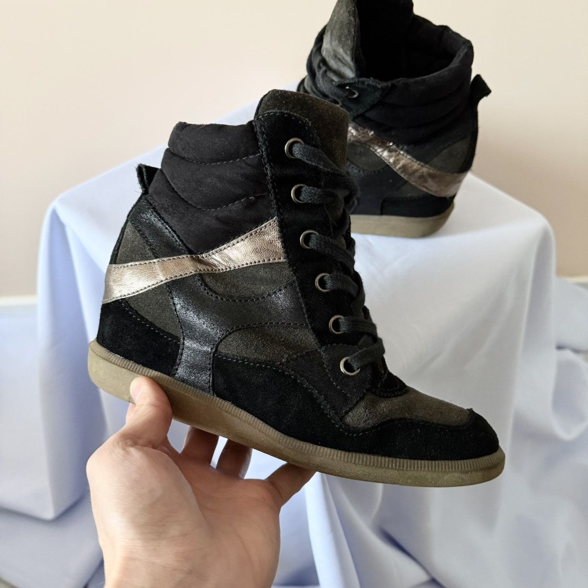 Isabel Marant Unbranded Like Isabel Marant Bekett Wedge Sneakers Shoes Size US 8 / IT 38 - 4 Thumbnail