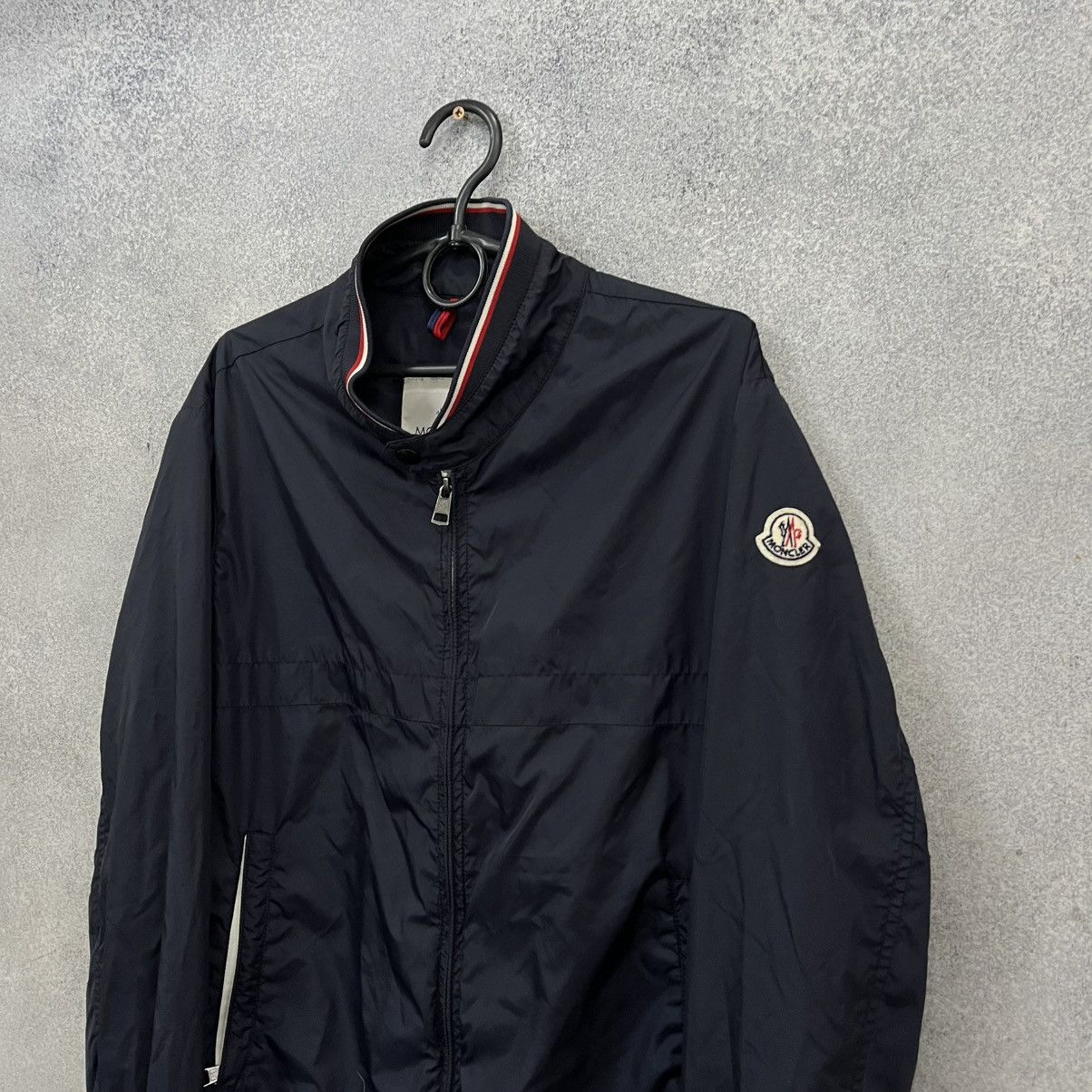 Moncler Moncler blue nylon light windbreaker jacket Size US XL / EU 56 / 4 - 2 Thumbnail