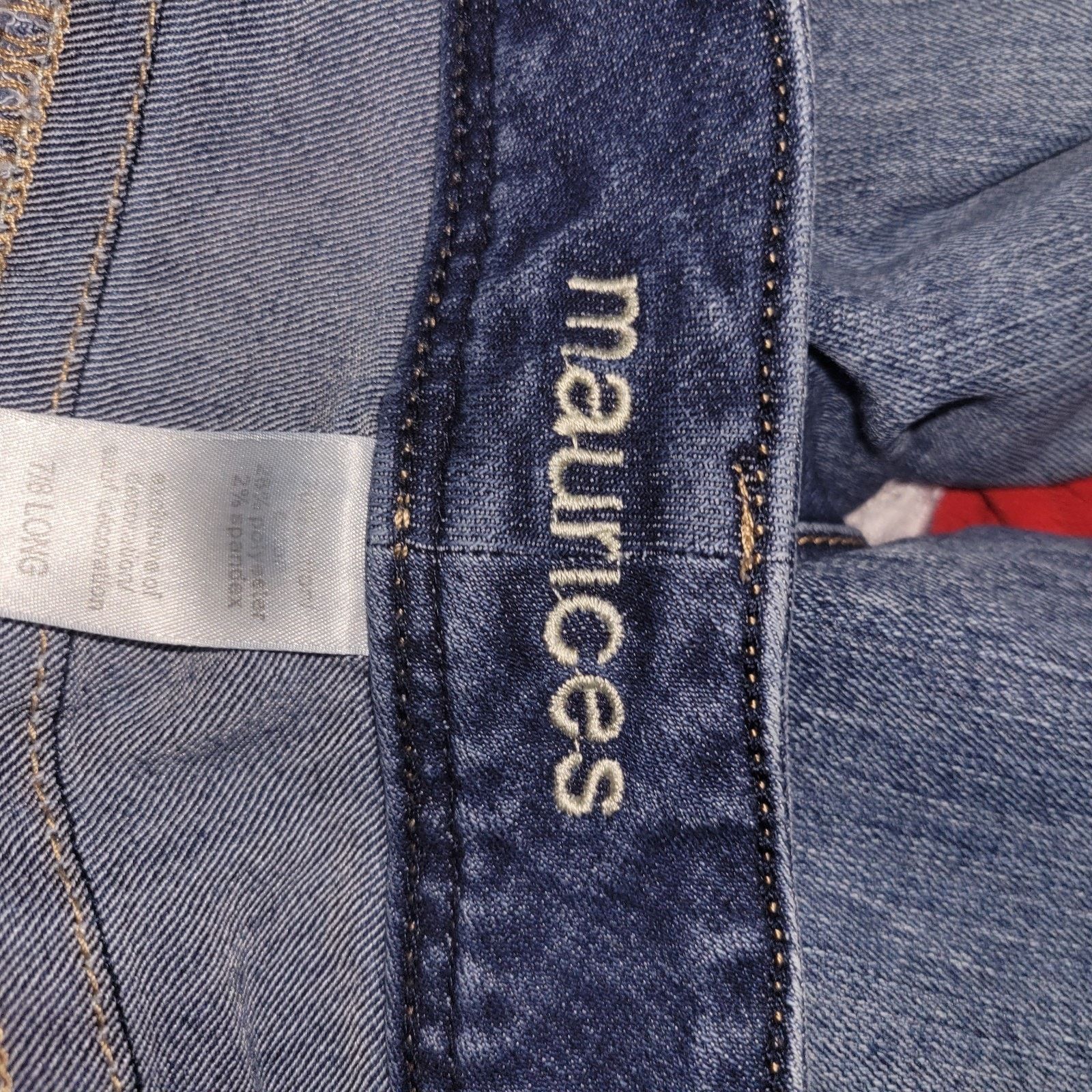 &Daughter Maurices Bootcut Jeans Women 7/8 Regular Blue Denim Zip Size 30" / US 8 / IT 44 - 8 Thumbnail