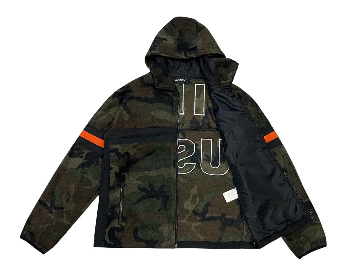 Avirex Avirex Camo Big Logo Fleece Zipper Hoodie Jacket Size US M / EU 48-50 / 2 - 4 Thumbnail