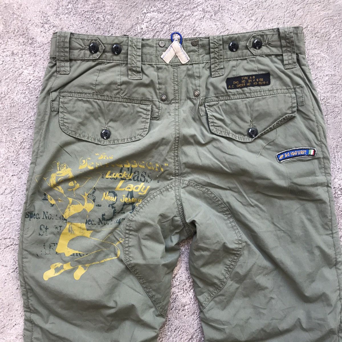 Vintage Vintage 90s Baggy Cargo Pants Flared Parachute Gorpcore 30 Size 30" / US 8 / IT 44 - 8 Thumbnail