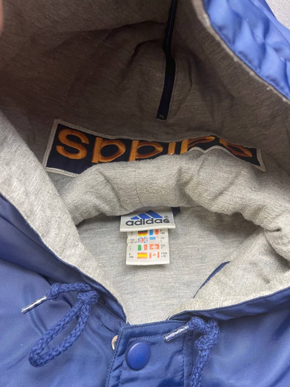 Adidas Vintage Adidas Big logo jacket Size US L / EU 52-54 / 3 - 7 Thumbnail
