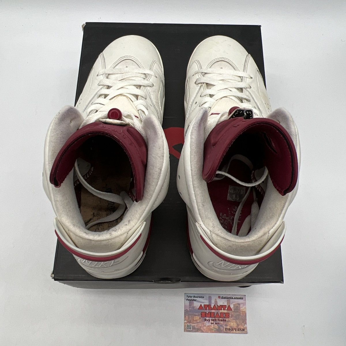 Jordan Brand Air Jordan 6 maroon Size US 9.5 / EU 42-43 - 7 Thumbnail