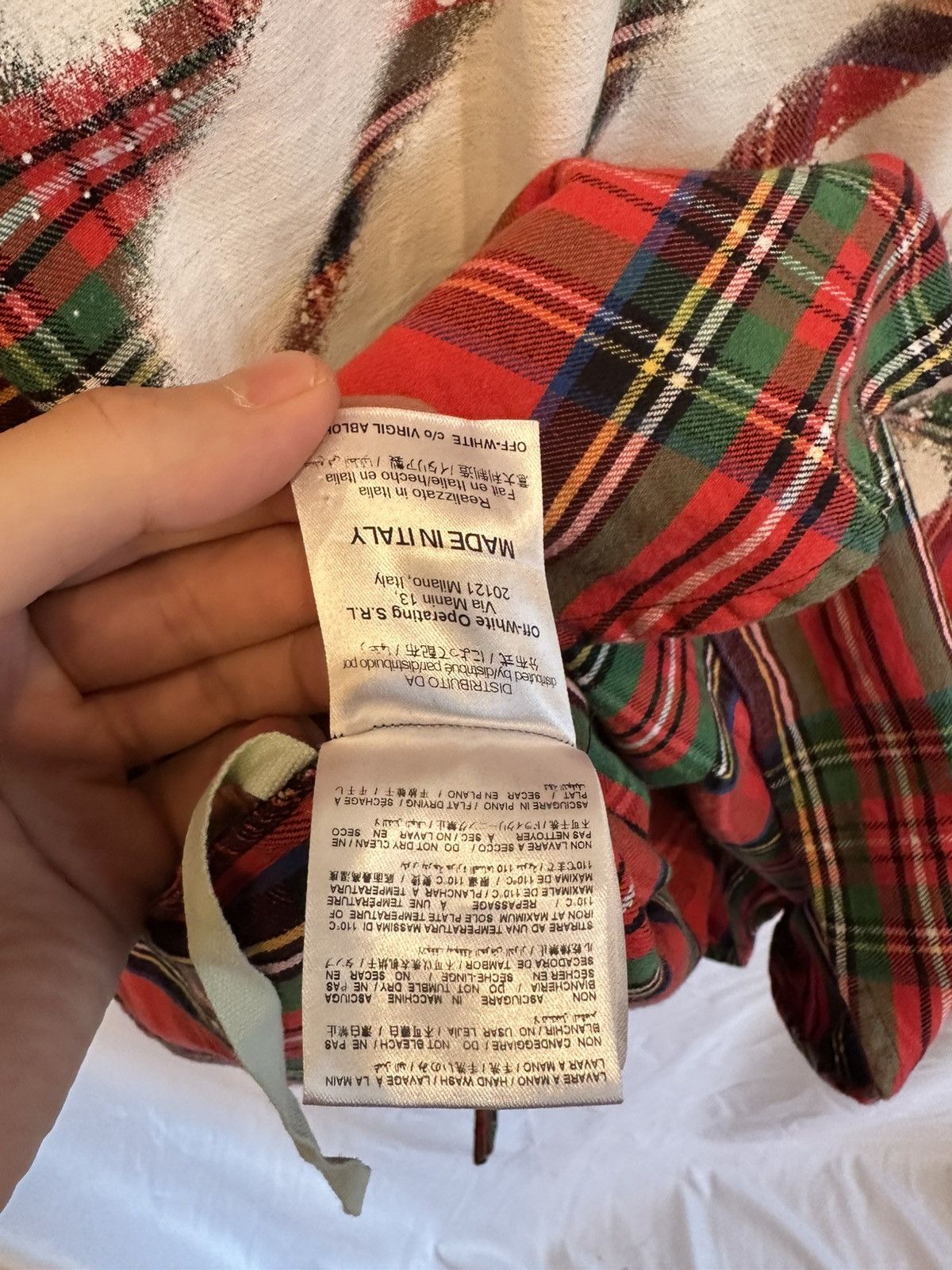 Off-White Off-White Plaid Shirt Size US S / EU 44-46 / 1 - 9 Thumbnail