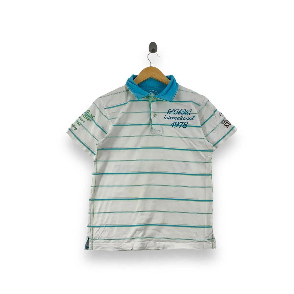 Gotcha Vintage GOTCHA SURF Always Riding The Edge Polo Tee Shirt Size US S / EU 44-46 / 1 - 3 Thumbnail