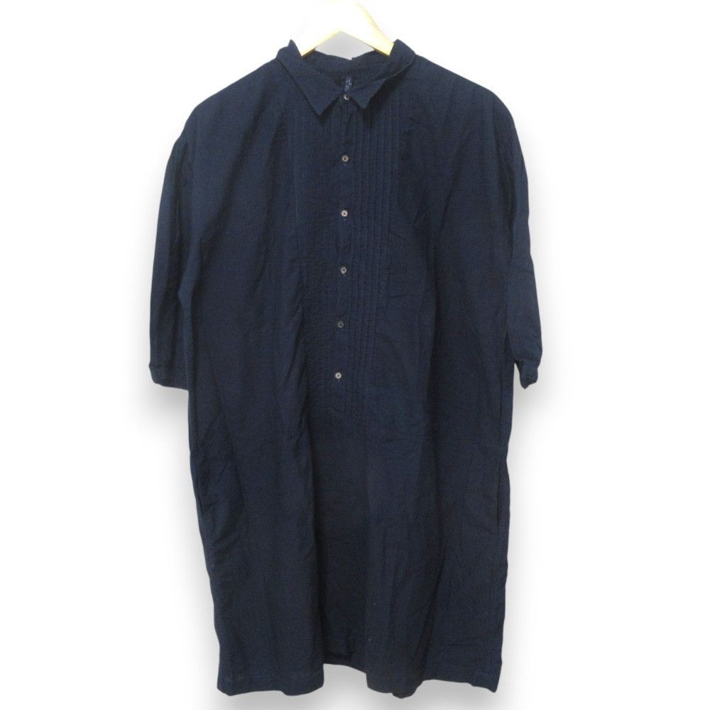 Other Other 45R Tuck Gather Shirt Dress Cotton Dresses DUTY FREE for USA Size ONE SIZE - 1 Thumbnail