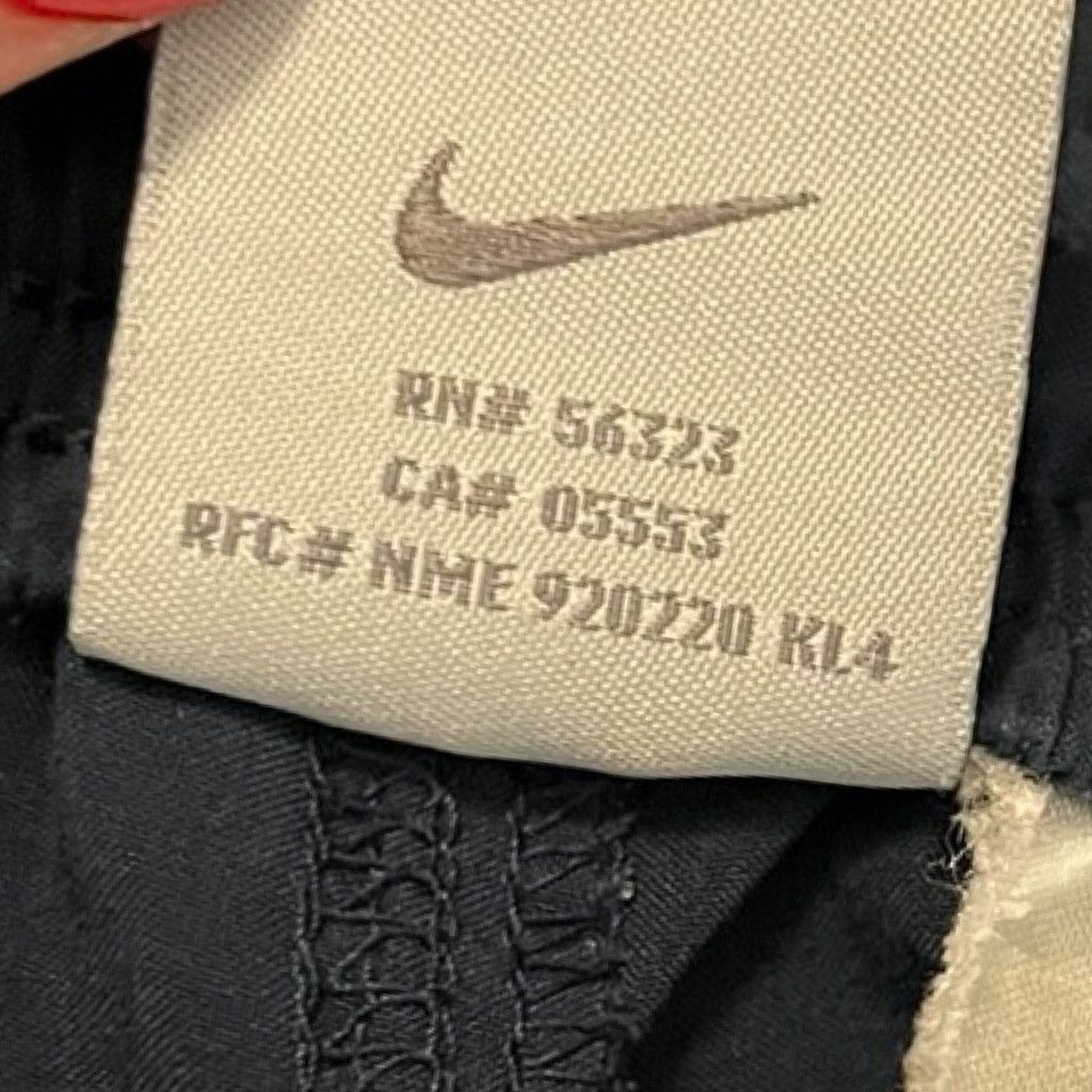 Nike Vtg Y2K Nike Gray Tag Dri Fit Navy Lightweight Track Pants L Size US 33 - 6 Thumbnail