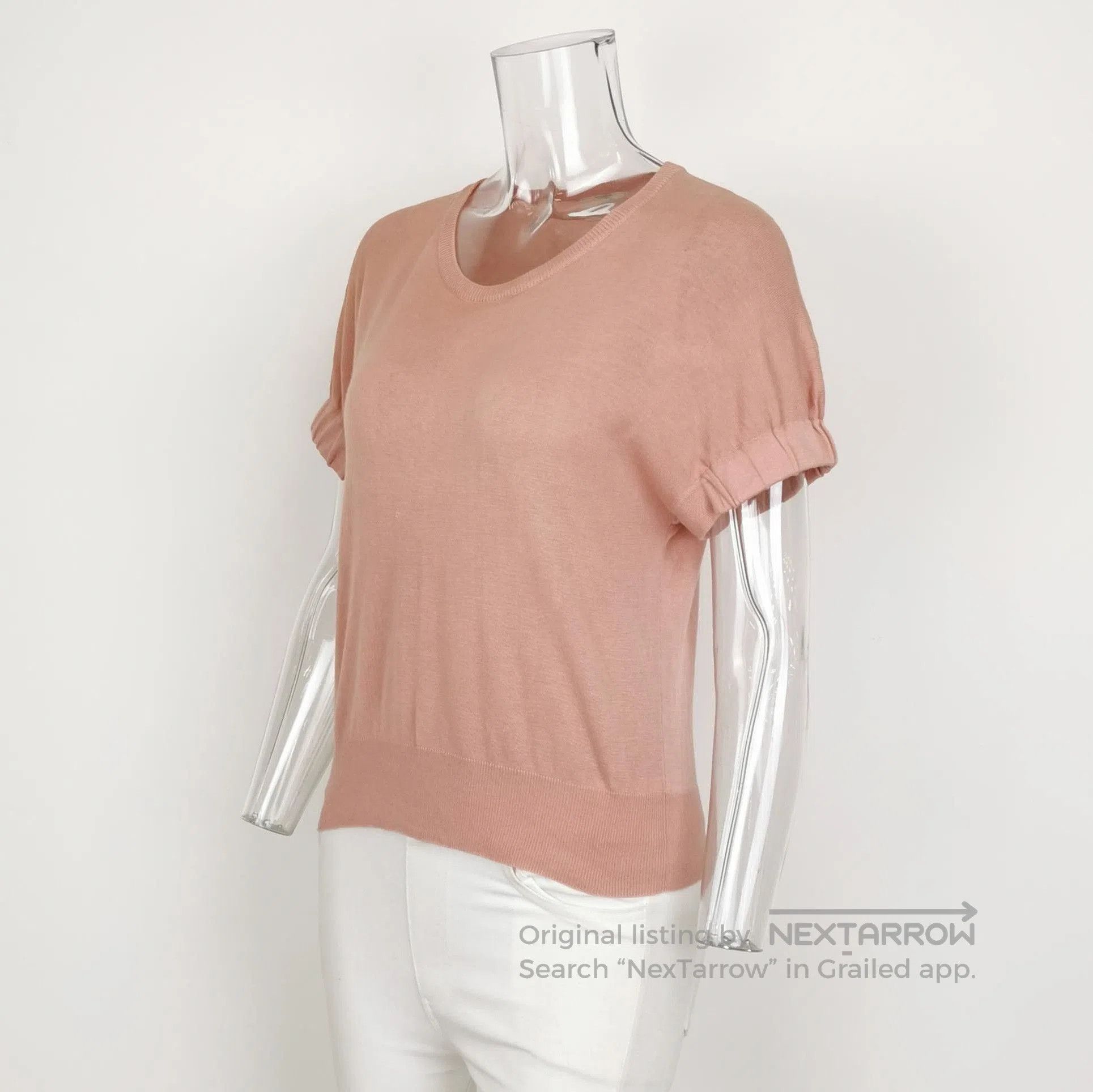 Prada Prada Cotton Knit Crewneck Short Sleeve Top . Size US M / EU 48-50 / 2 - 2 Thumbnail