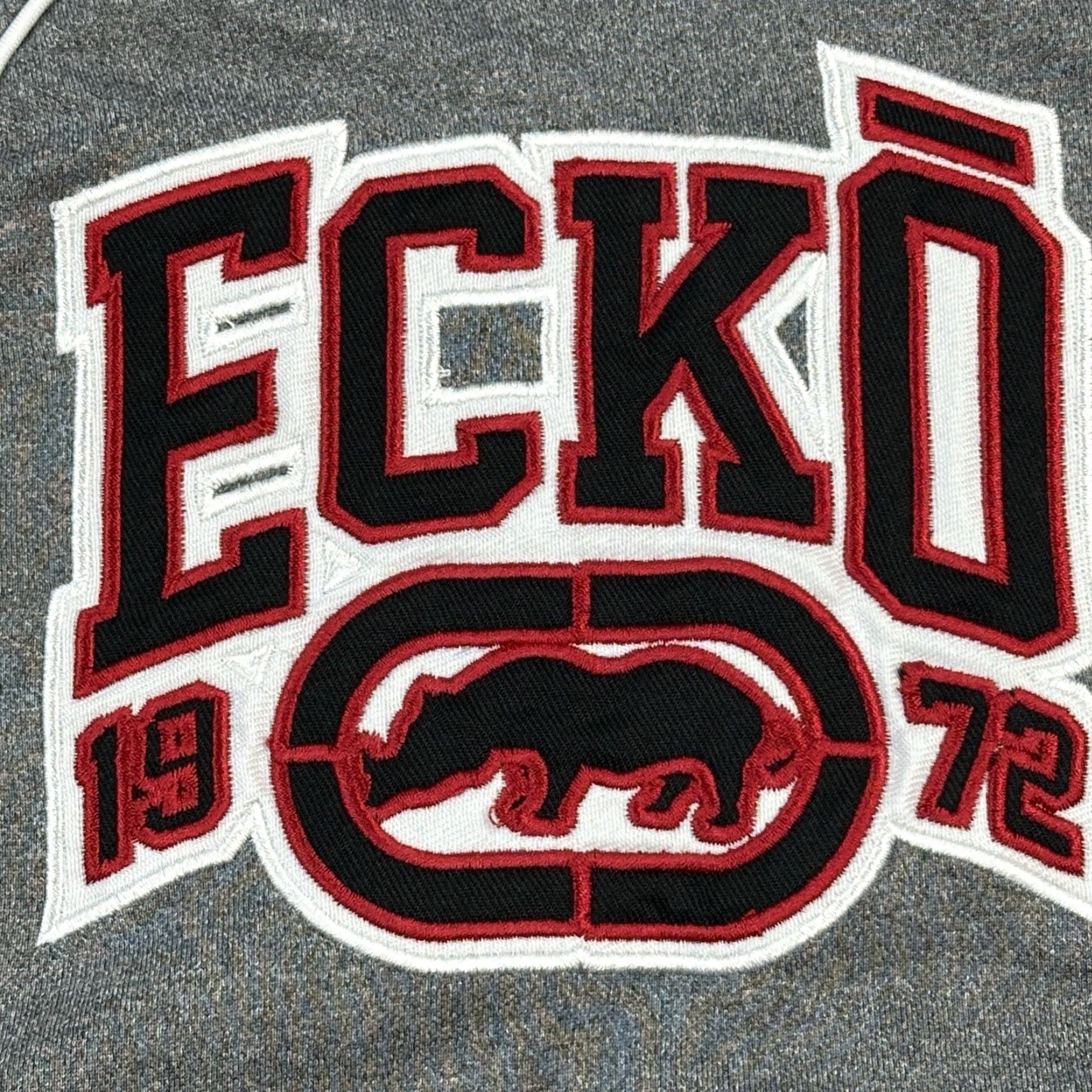 Ecko Unltd. Ecko Unltd Baseball Jersey Mens Large Gray Button Front Hip Hop Streetwear Y2K Size US L / EU 52-54 / 3 - 5 Thumbnail