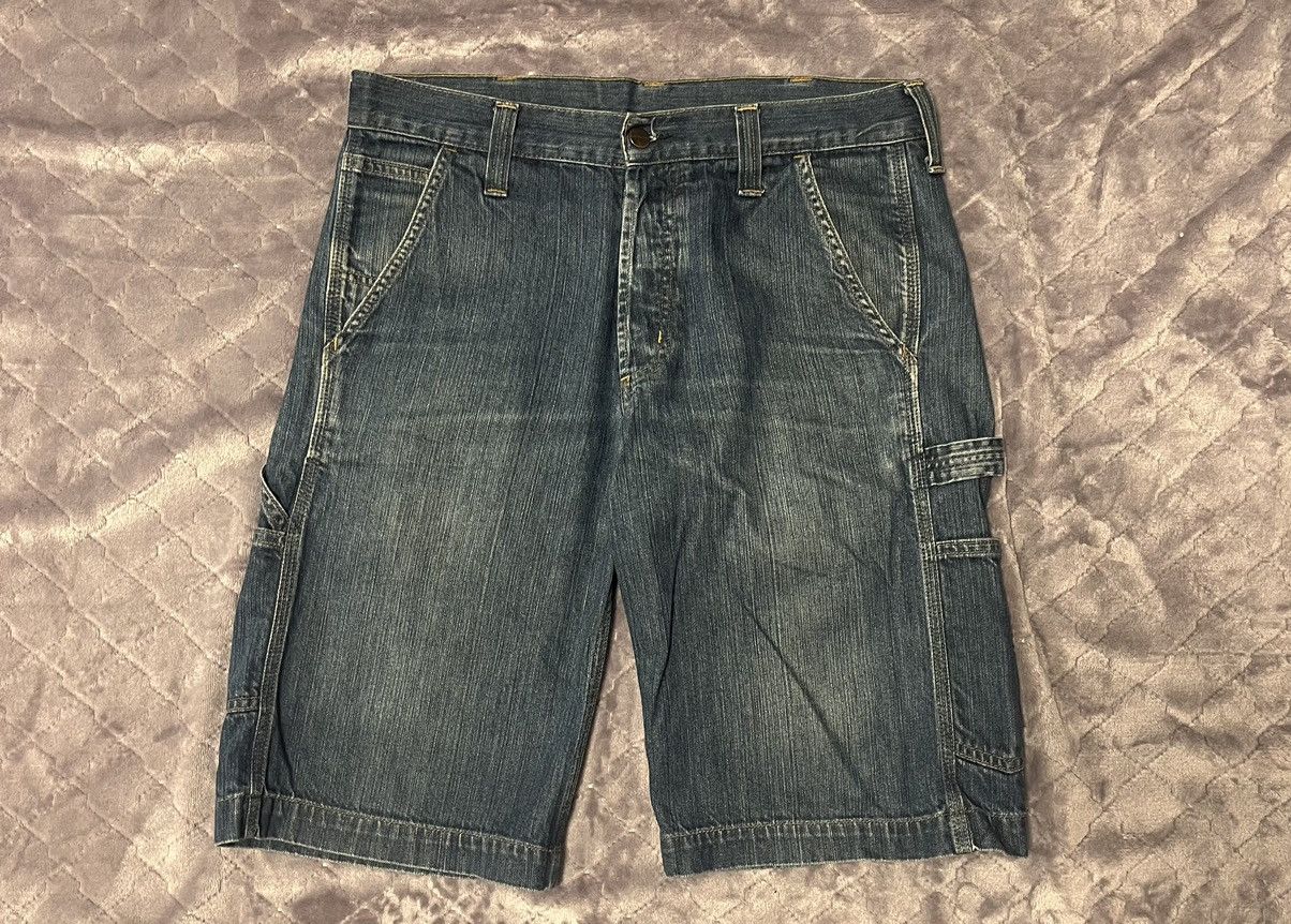 Carhartt 🐬TRUE VINTAGE WORK CARHARTT DOUBLE KNEE SHORTS Size US 28 / EU 44 - 3 Thumbnail