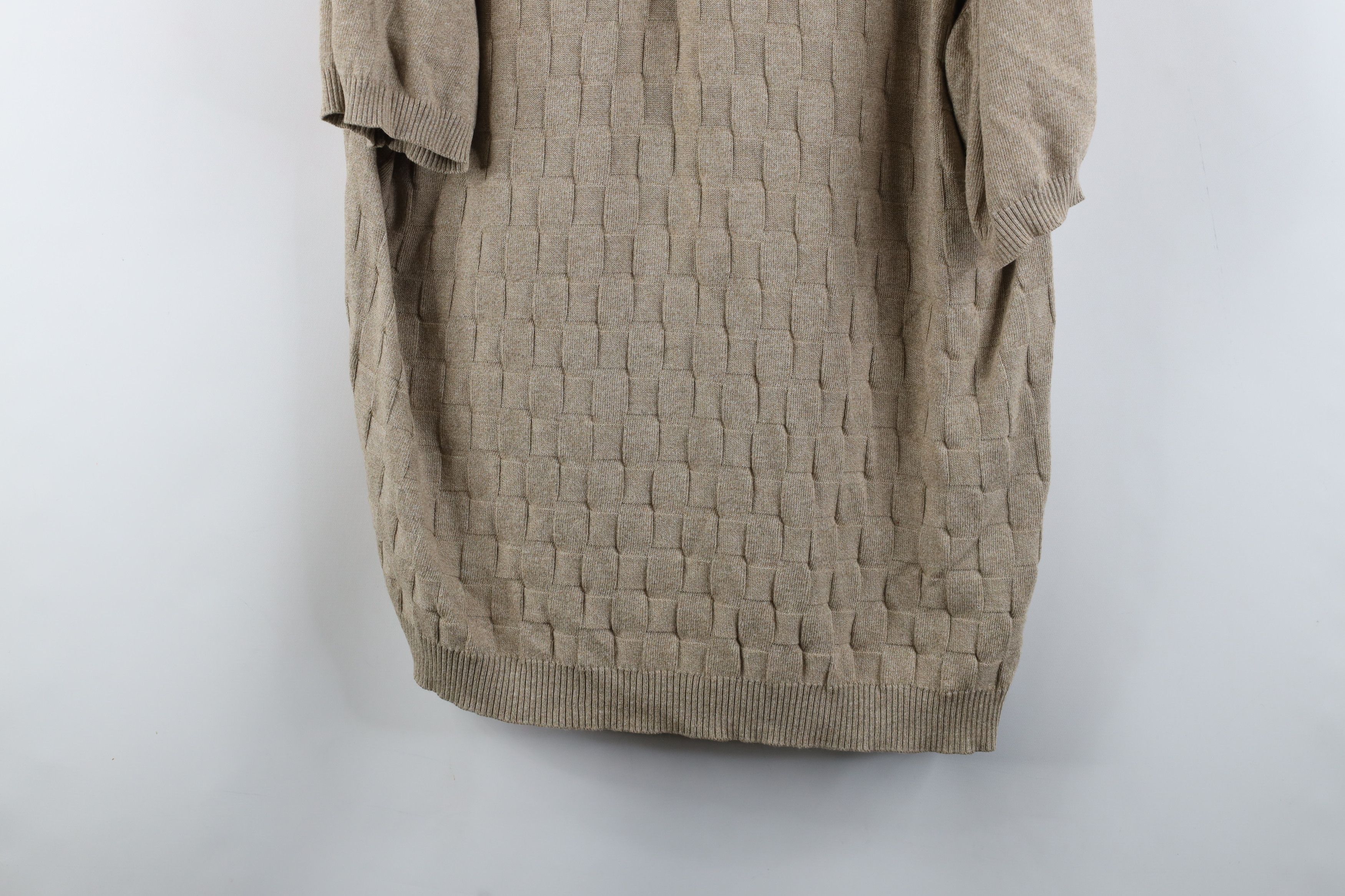 Vintage Vintage 70s Streetwear Weave Knit Collared Polo Shirt Size US XXL / EU 58 / 5 - 3 Thumbnail