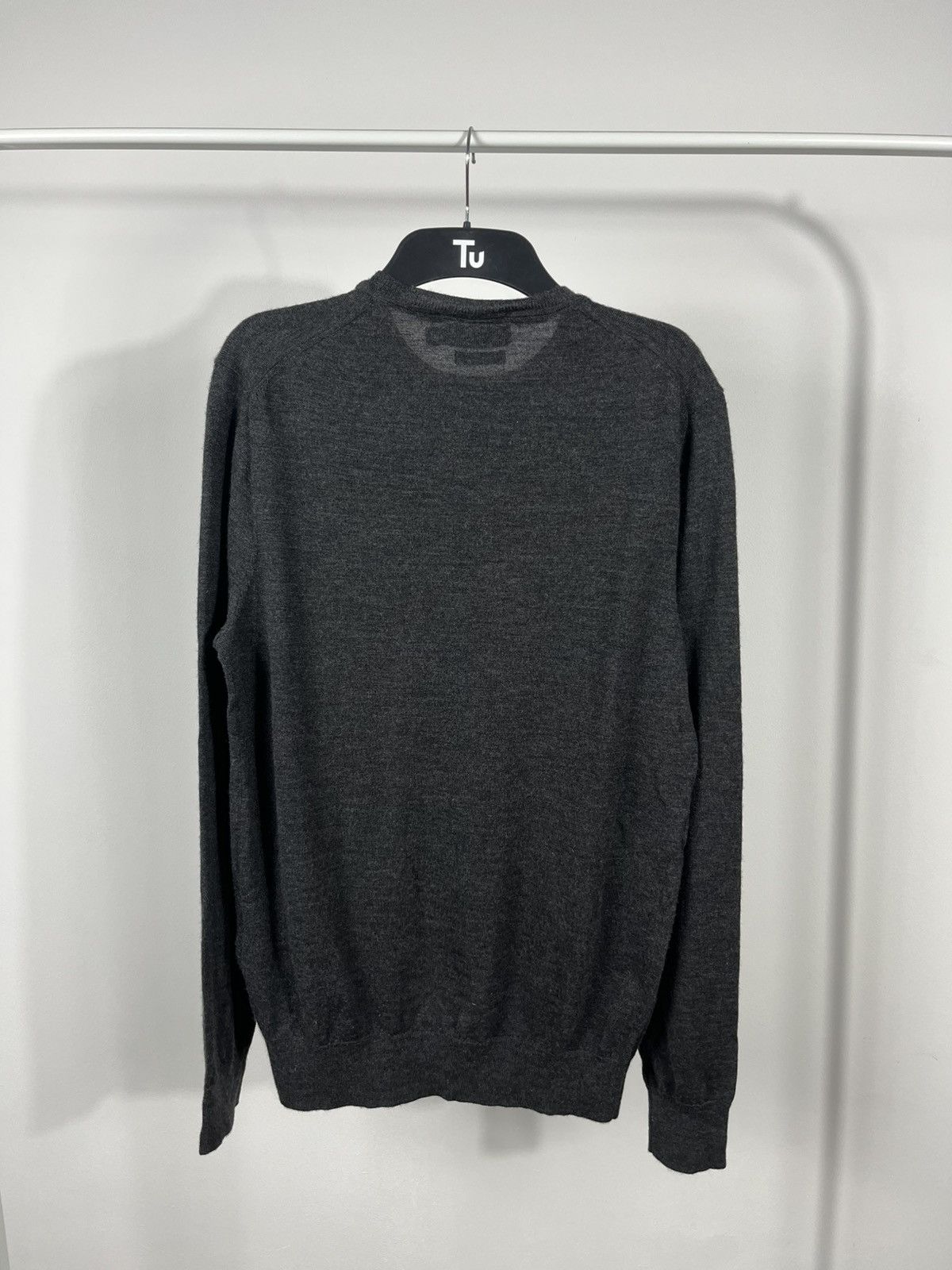 Polo Ralph Lauren Polo Ralph Lauren Merino Wool Sweater Slim Fit M Grey Size US M / EU 48-50 / 2 - 8 Thumbnail
