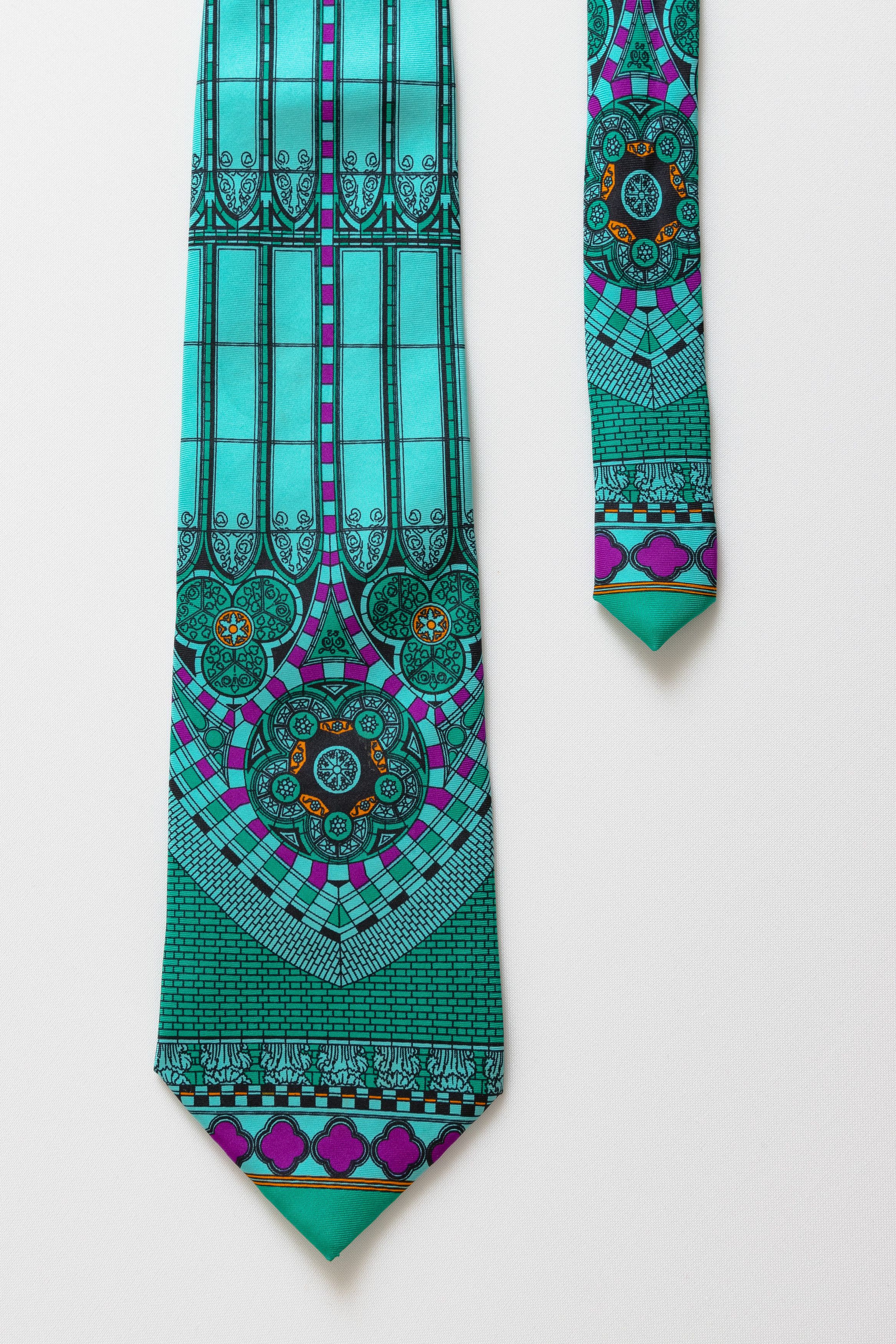 Pal Zileri Pal Zileri Tie abstract pattern necktie retro beautiful 03 Size ONE SIZE - 2 Thumbnail