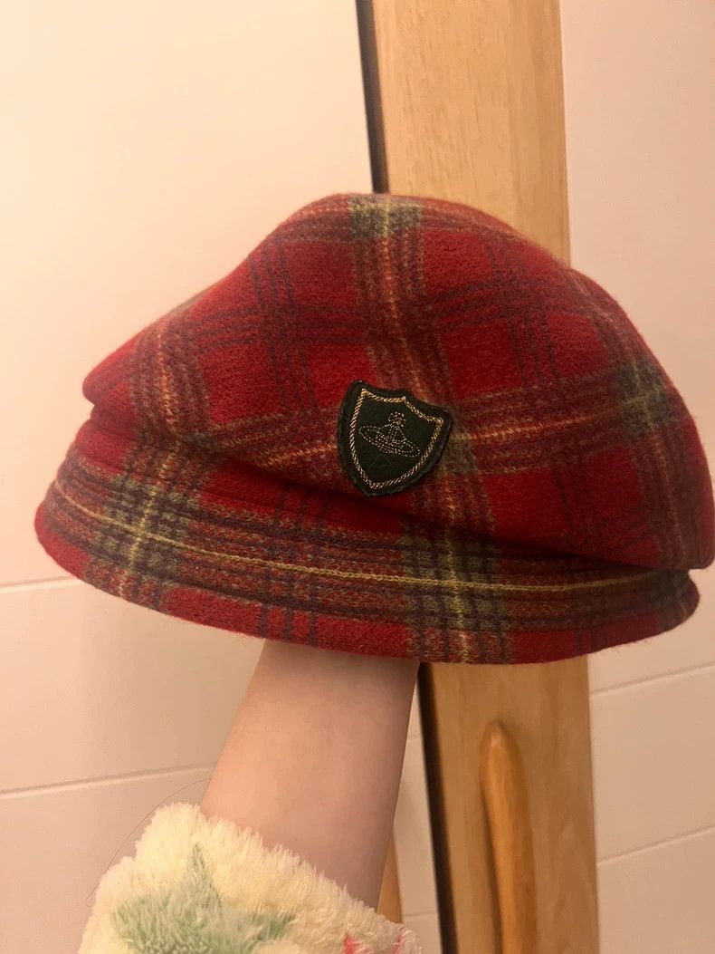 Vivienne Westwood Vivienne Westwood Grid newspaper boy hat Size ONE SIZE - 1 Thumbnail