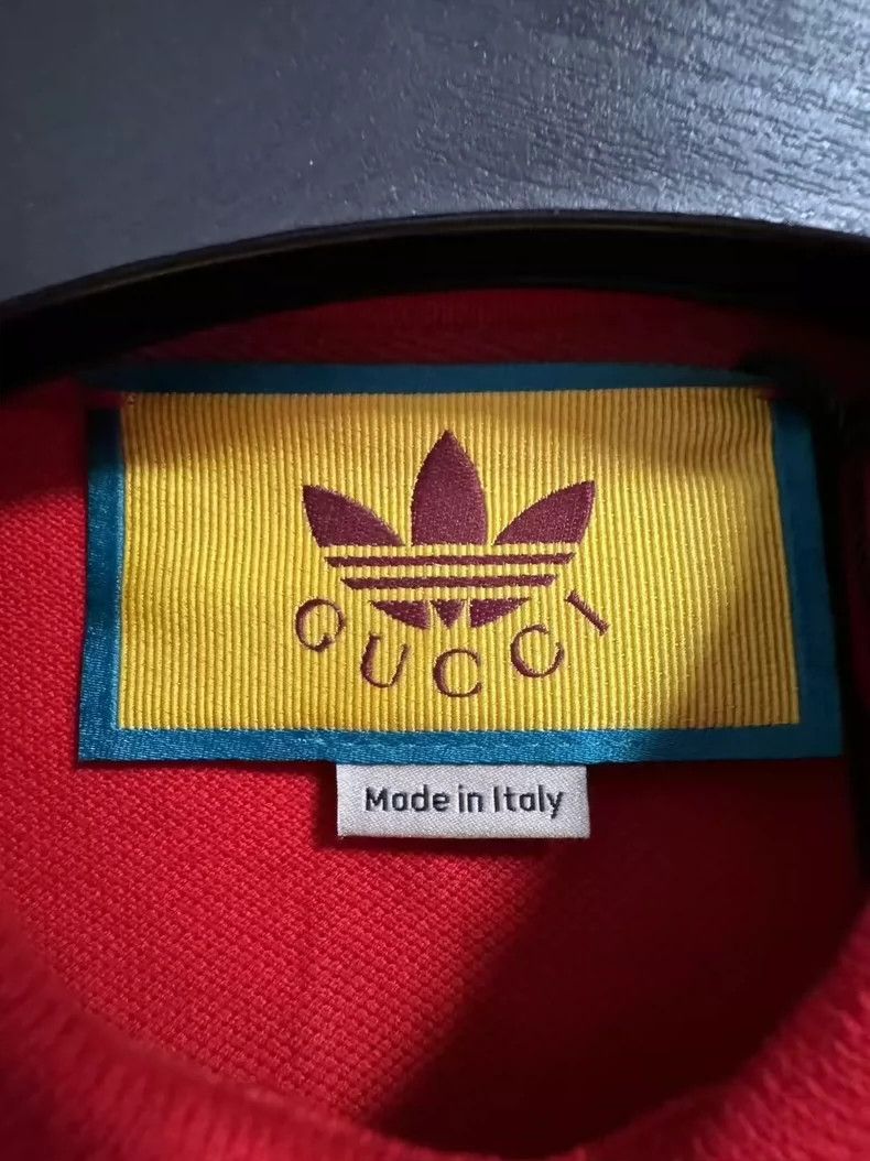 Gucci Gucci Adidas clover co-branded Red POLO T-shirt 2501-Nextar Size US XS / EU 42 / 0 - 3 Thumbnail