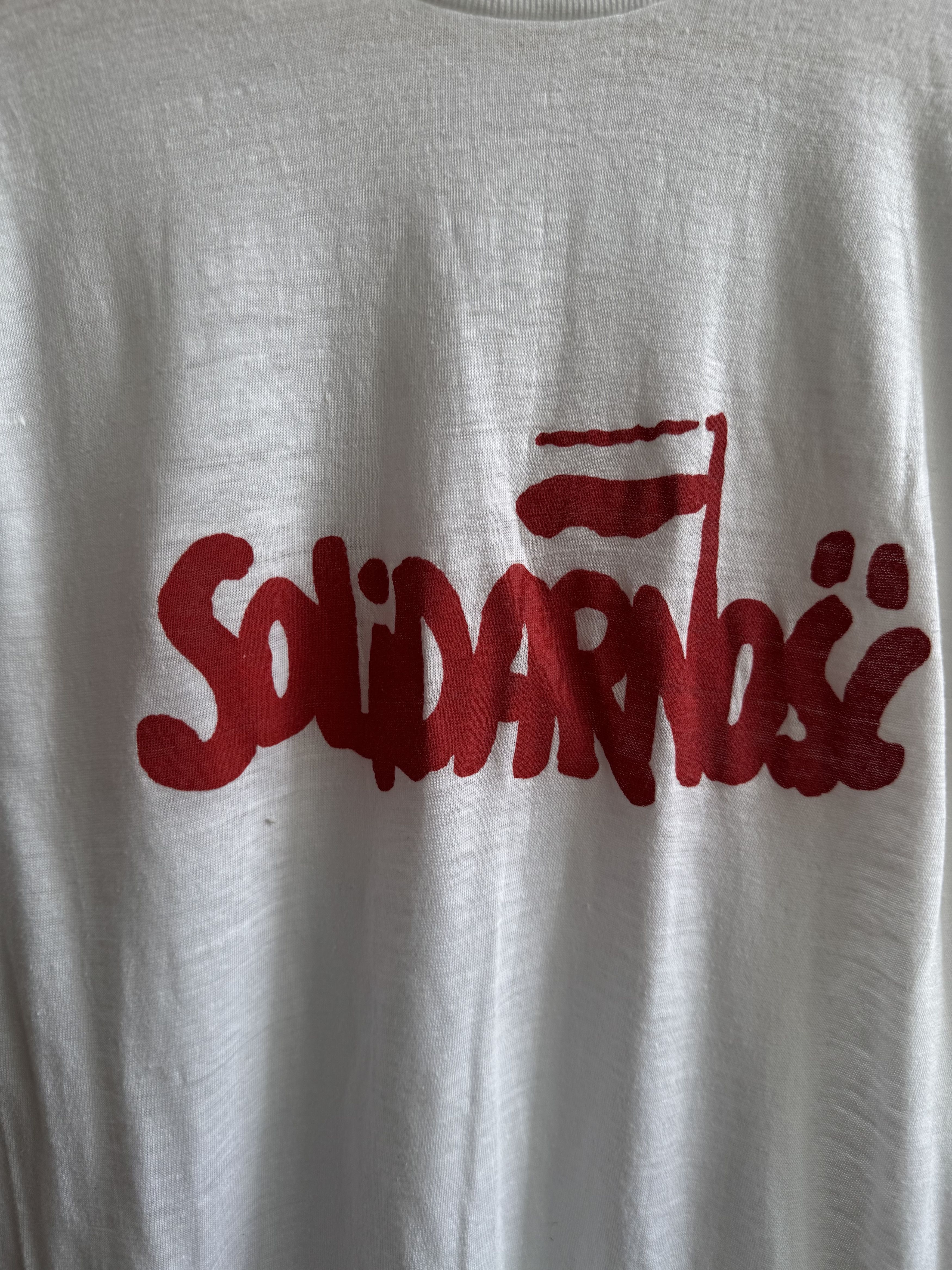Vintage 1970s Solidarity Polish Tshirt Size M Size US M / EU 48-50 / 2 - 3 Thumbnail