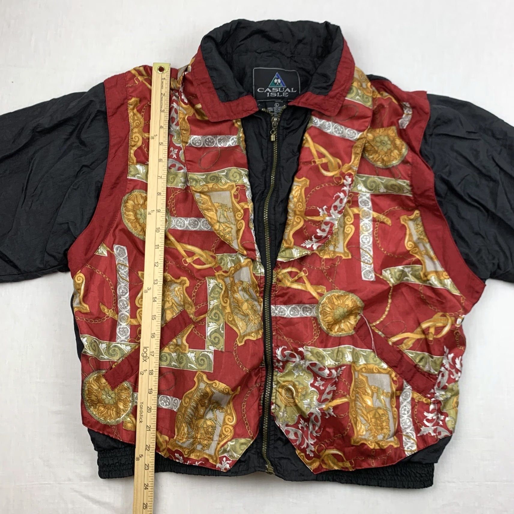 Vintage VINTAGE Casual Isle Windbreaker Vest Womens Large Black 90s Collared Nylon Size L / US 10 / IT 46 - 7 Thumbnail