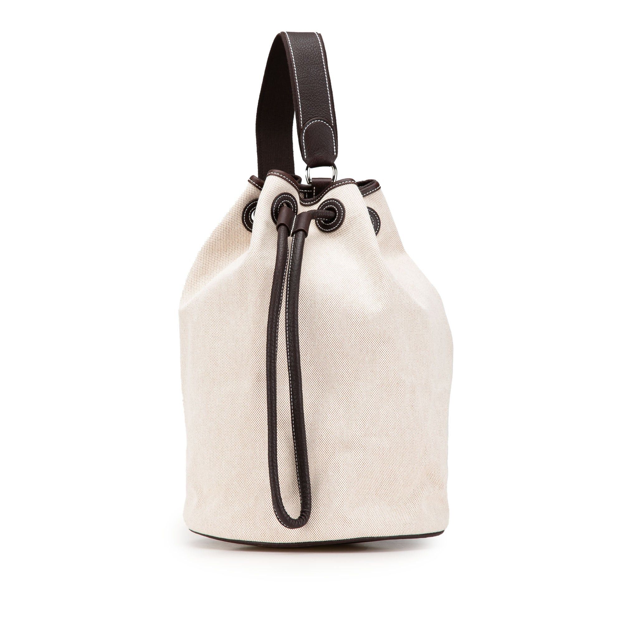 Hermes Hermès Canvas Negonda Recif MM Backpack Brown Size ONE SIZE - 1 Thumbnail