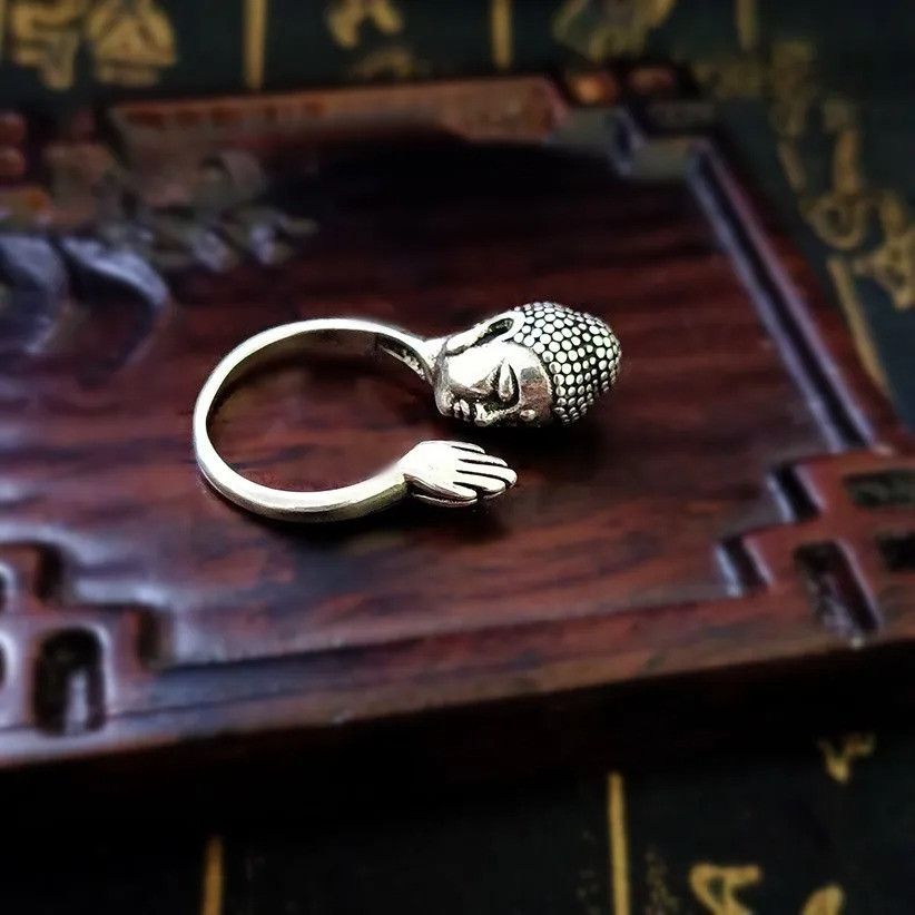 Japanese Brand × Jewelry × Vintage Praying Hands Ring Size ONE SIZE - 5 Thumbnail