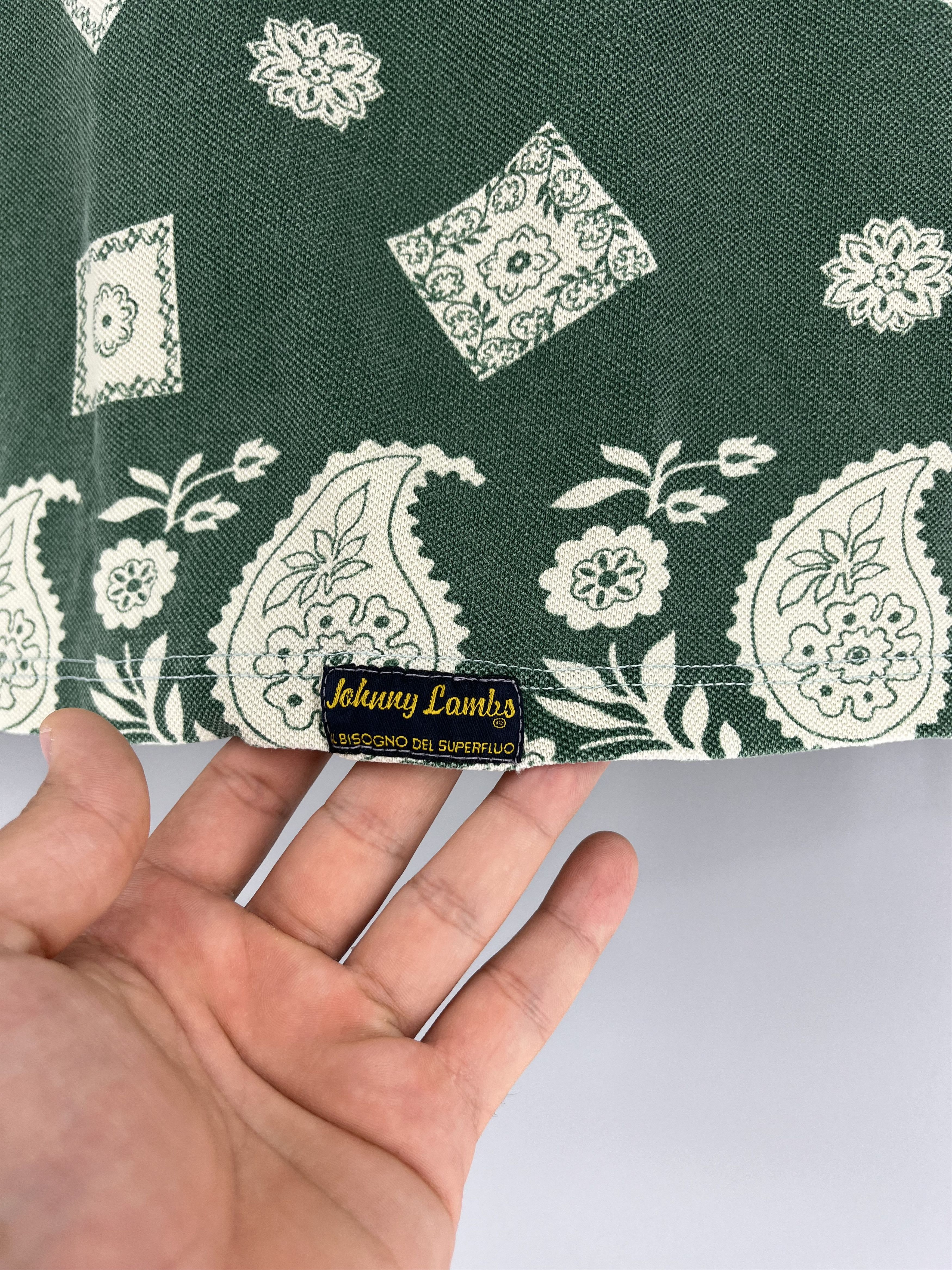 Vintage Vintage Johnny Lambs Milano polo Italy Paisley Size US M / EU 48-50 / 2 - 7 Thumbnail