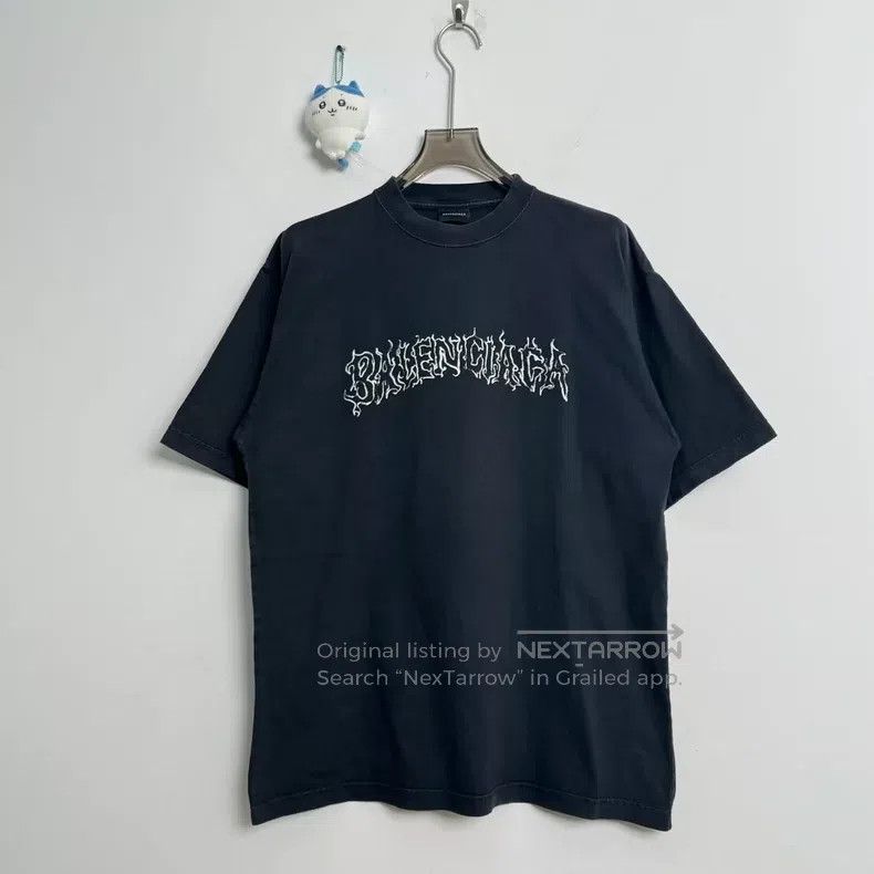 Balenciaga Balenciaga Flame Letter Logo Short Sleeve XS Size Size US XS / EU 42 / 0 - 1 Thumbnail