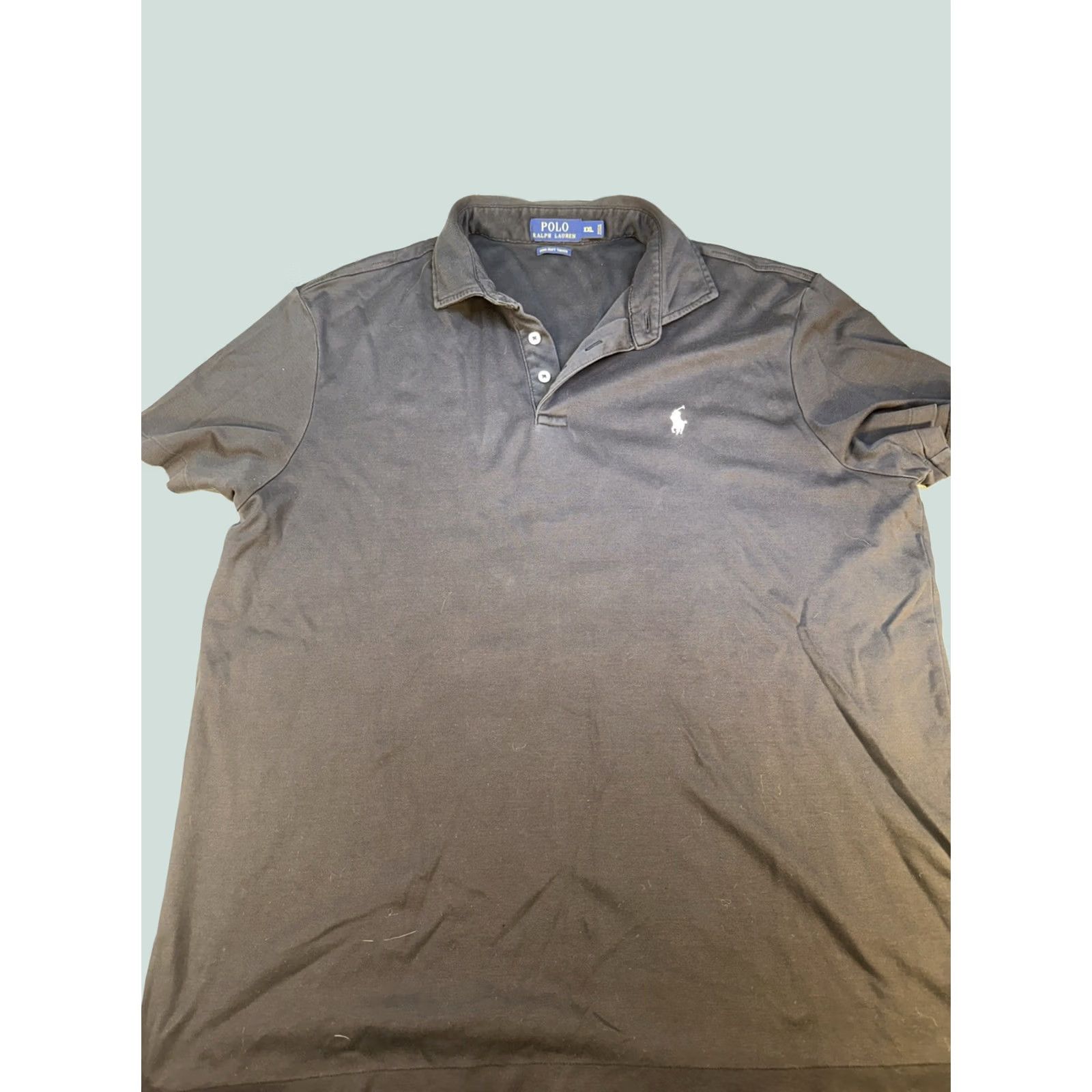 Polo Ralph Lauren Polo Ralph Lauren Polo Shirt Mens XXL Black Pima Soft Touch Cotton Golf Sport Size US XXL / EU 58 / 5 - 1 Thumbnail