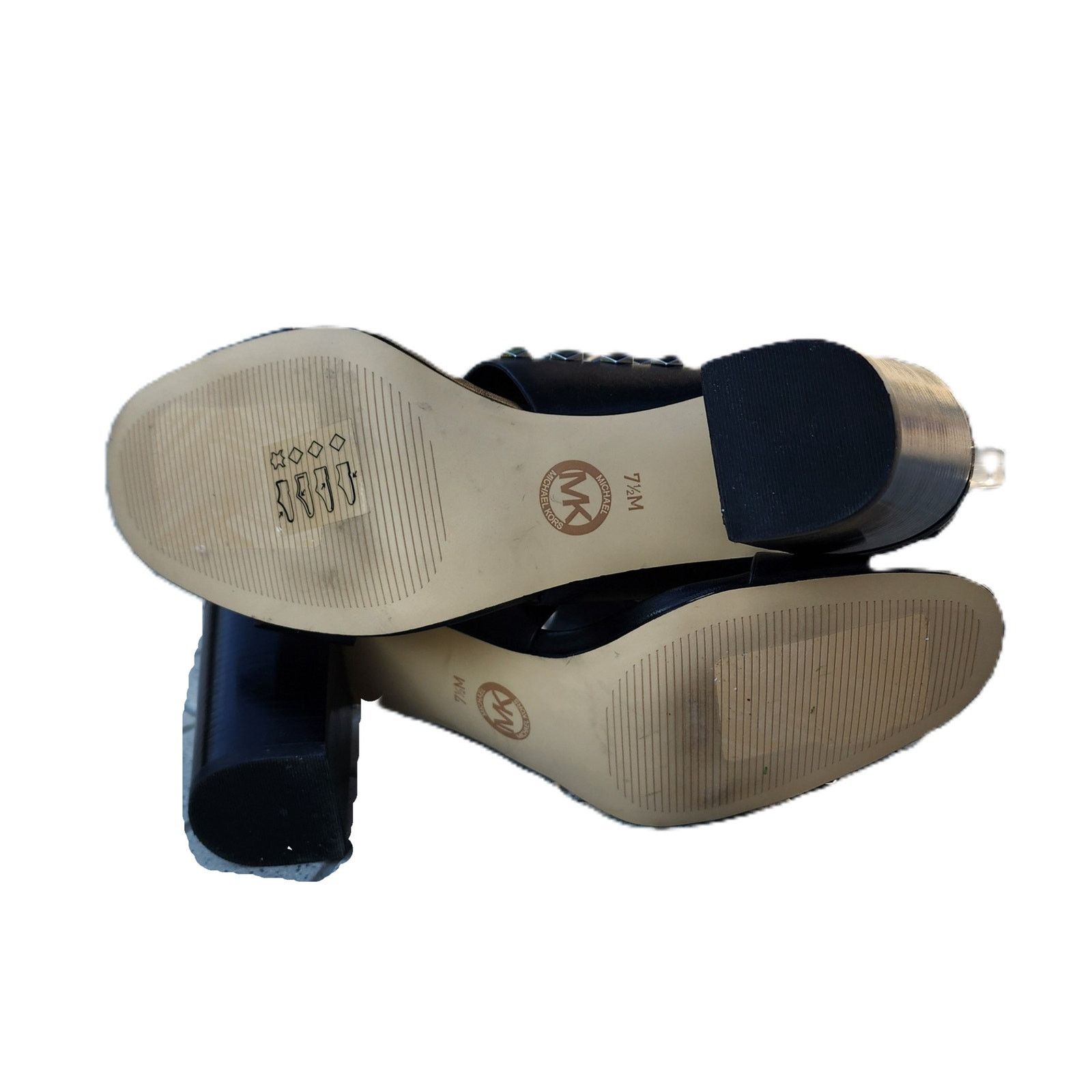 Michael Kors MICHAEL Michael Kors Valencia Studded Leather Sandals 7.5M Size US 7.5 / IT 37.5 - 7 Thumbnail