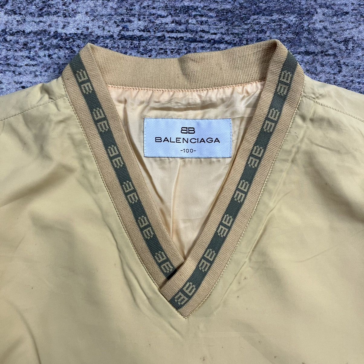 Balenciaga × Vintage Vintage 90s Balenciaga light jacket yellow Size US M / EU 48-50 / 2 - 4 Thumbnail