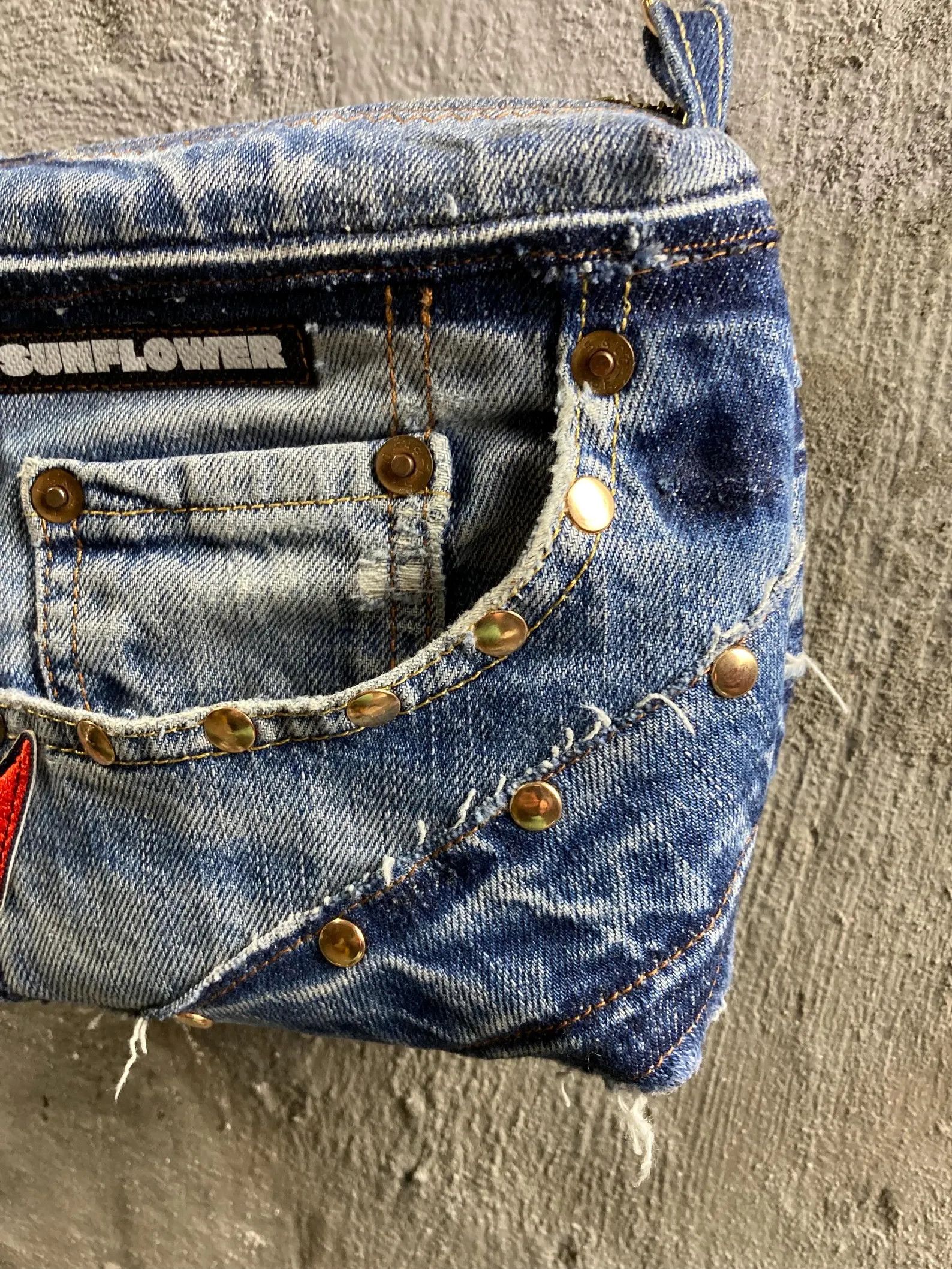 Levi's Made & Crafted luxury Levis upcycled mini bag by Sunflower Size ONE SIZE - 4 Thumbnail