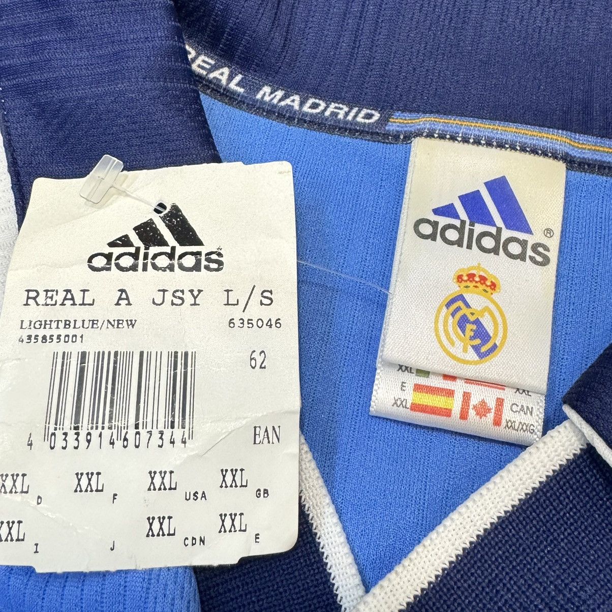 Adidas Real Madrid 99/00 player issue L/S third away shirt(bnwt) Size US XXL / EU 58 / 5 - 7 Thumbnail