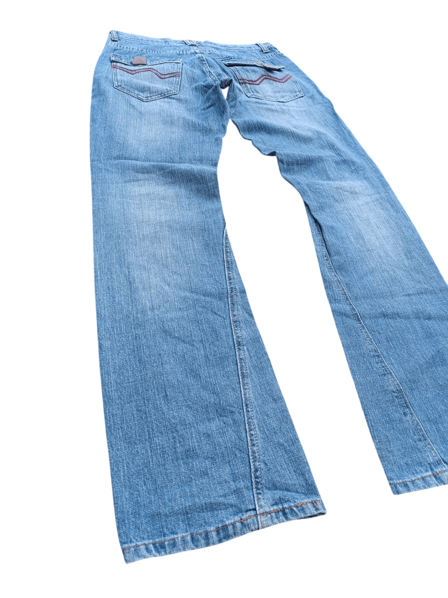 Japanese Brand FLARED 🔥 Japanese Brand Bush Pant Faded Jeans Size US 30 / EU 46 - 16 Thumbnail