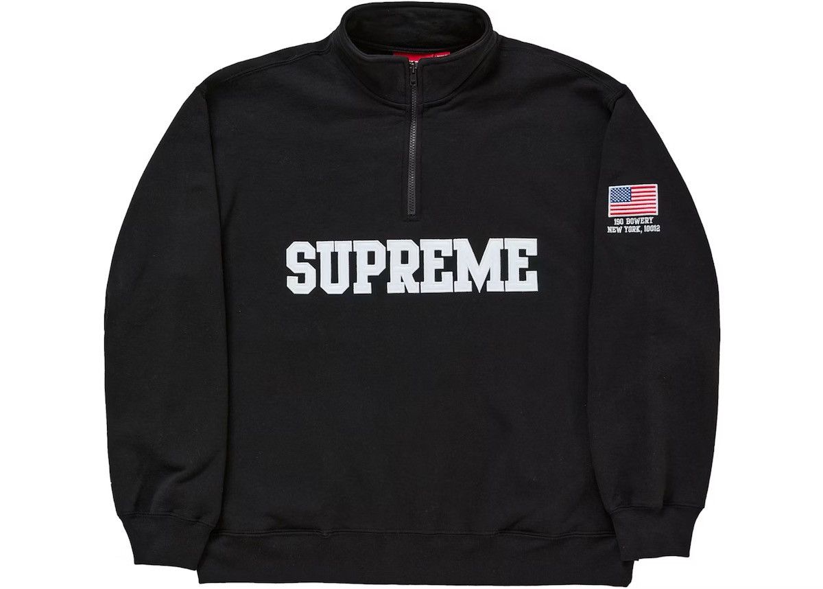 Supreme Supreme Shop Flag Quarter Zip - NYC Size US M / EU 48-50 / 2 - 2 Thumbnail