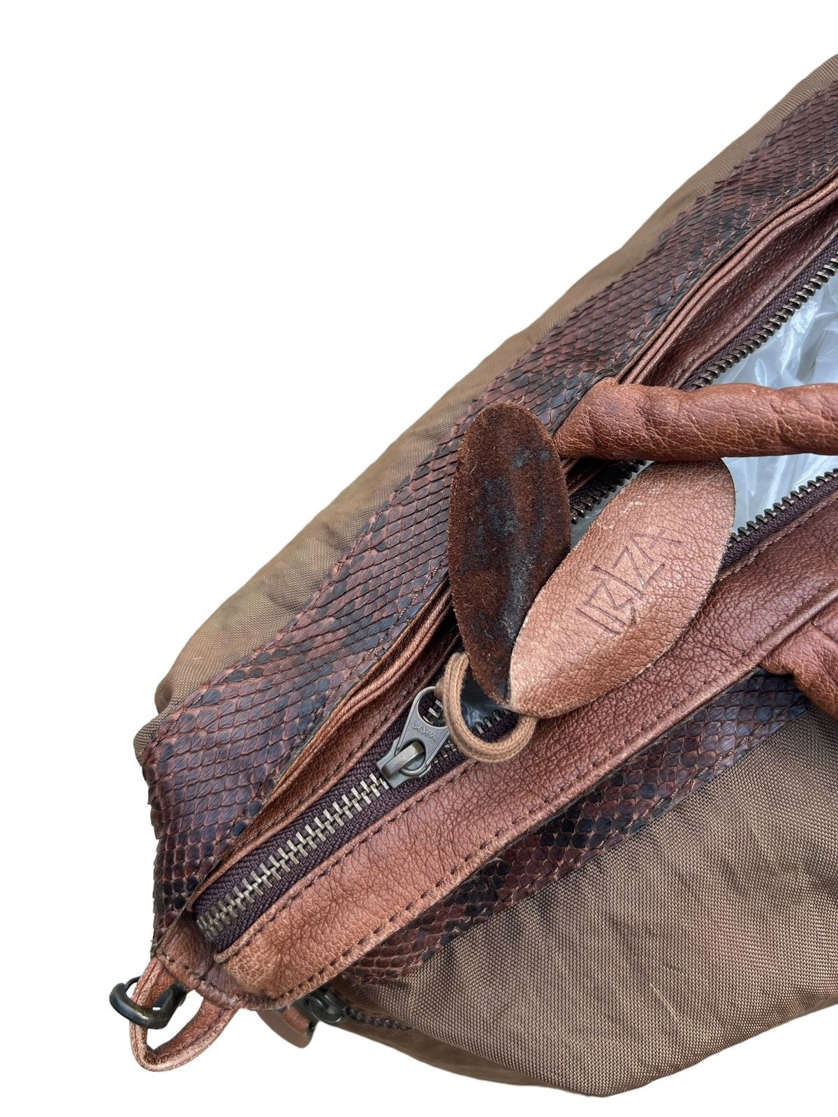 Leather Vintage Ibiza Japan Hybrid Python Skin 2 Way Bag Size ONE SIZE - 17 Thumbnail